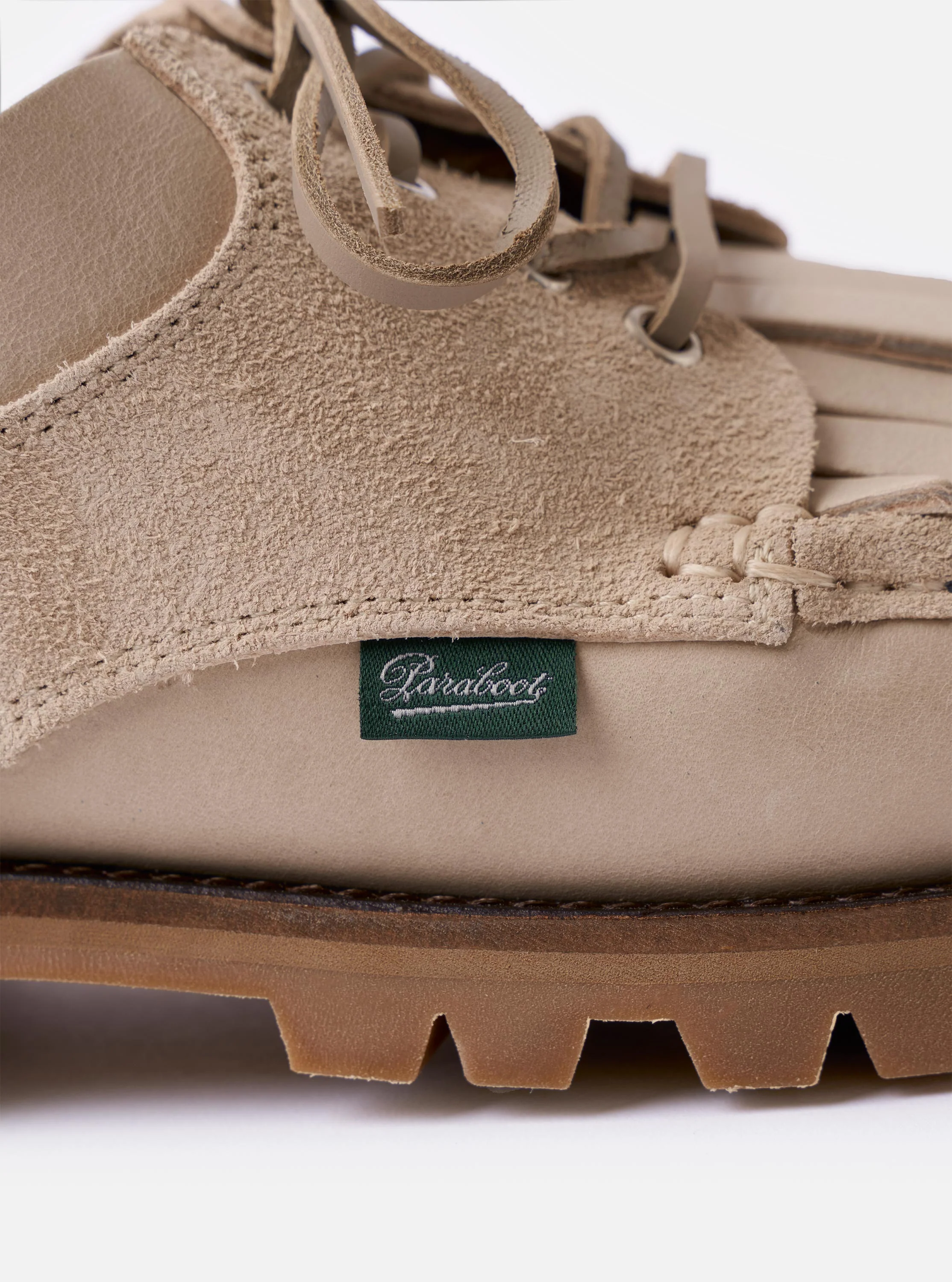 Paraboot x Universal Works Thiers/Jannu in Sand Leather/Suede - Image 4