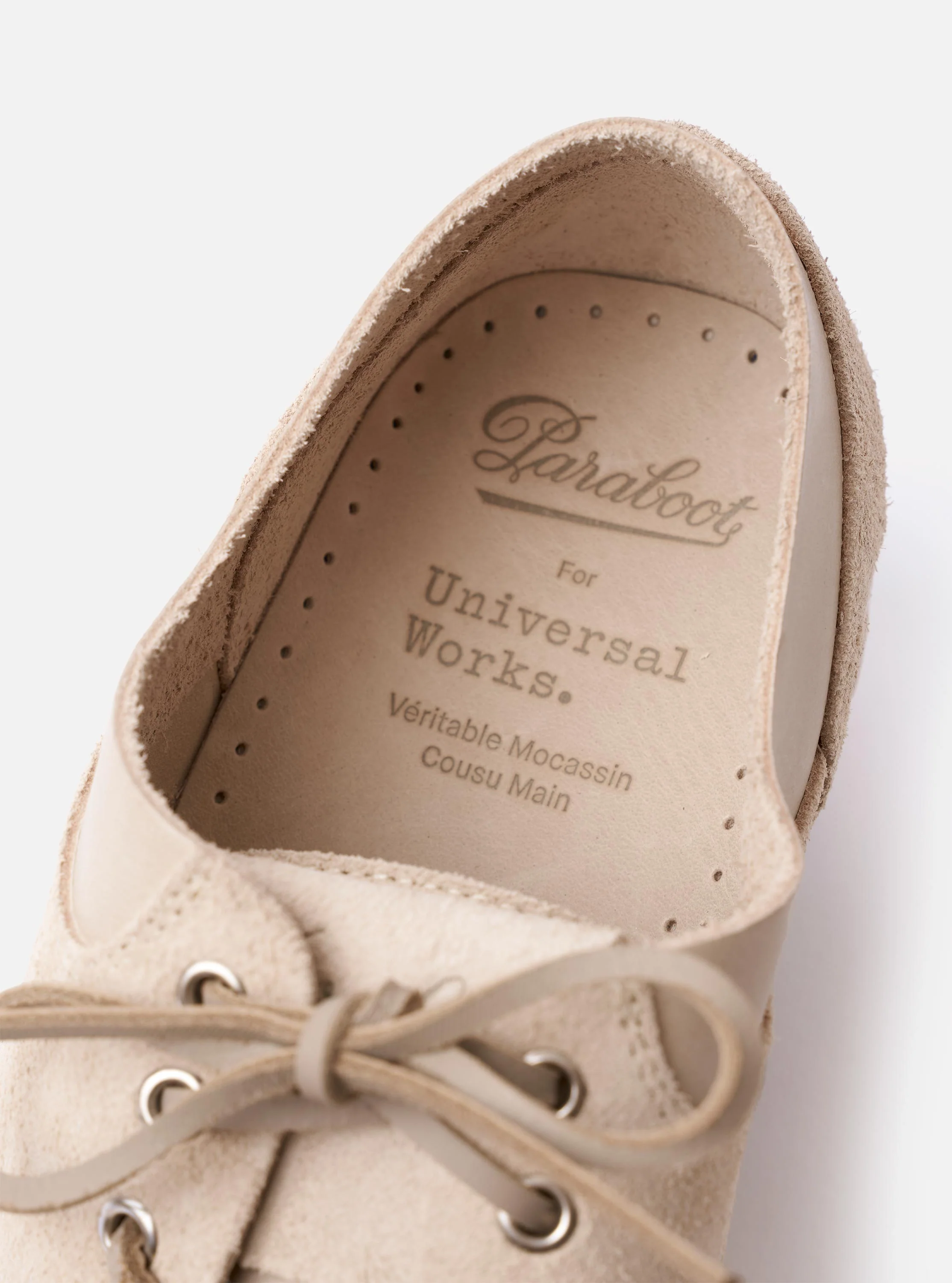 Paraboot x Universal Works Thiers/Jannu in Sand Leather/Suede - Image 6