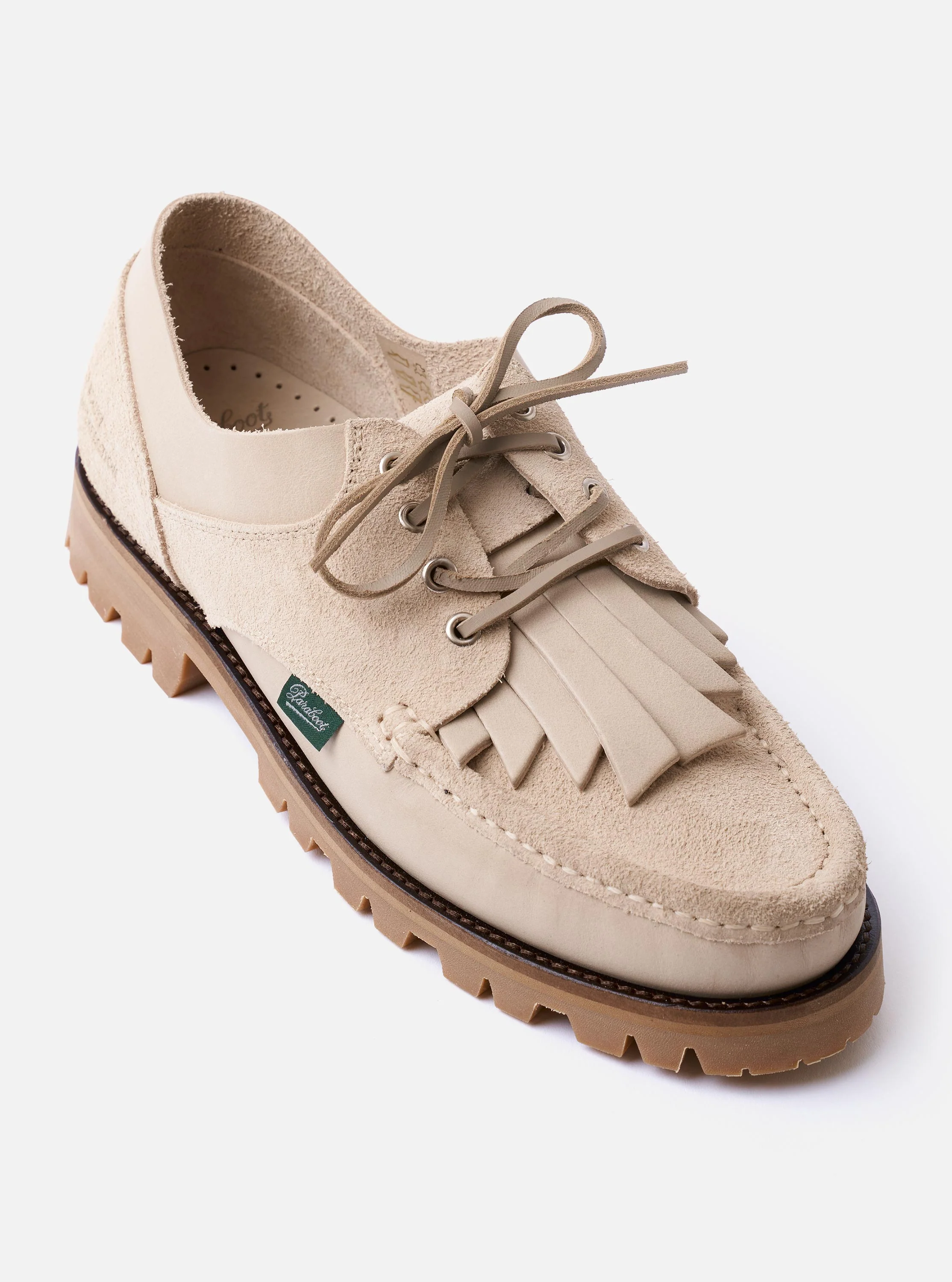 Paraboot x Universal Works Thiers/Jannu in Sand Leather/Suede - Image 7