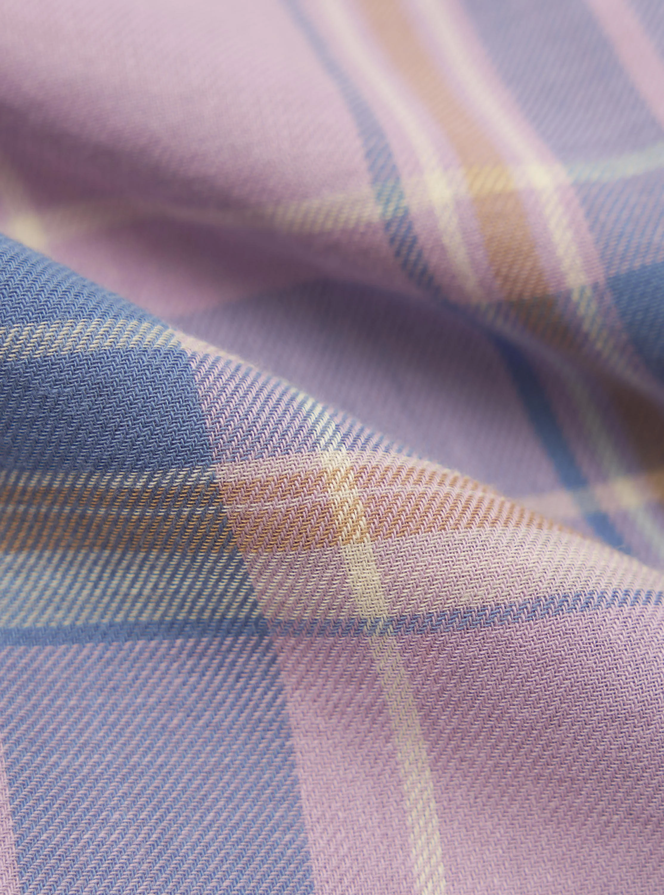 Pink/Blue Pastel Plaid Pyjama Pant - Image 2
