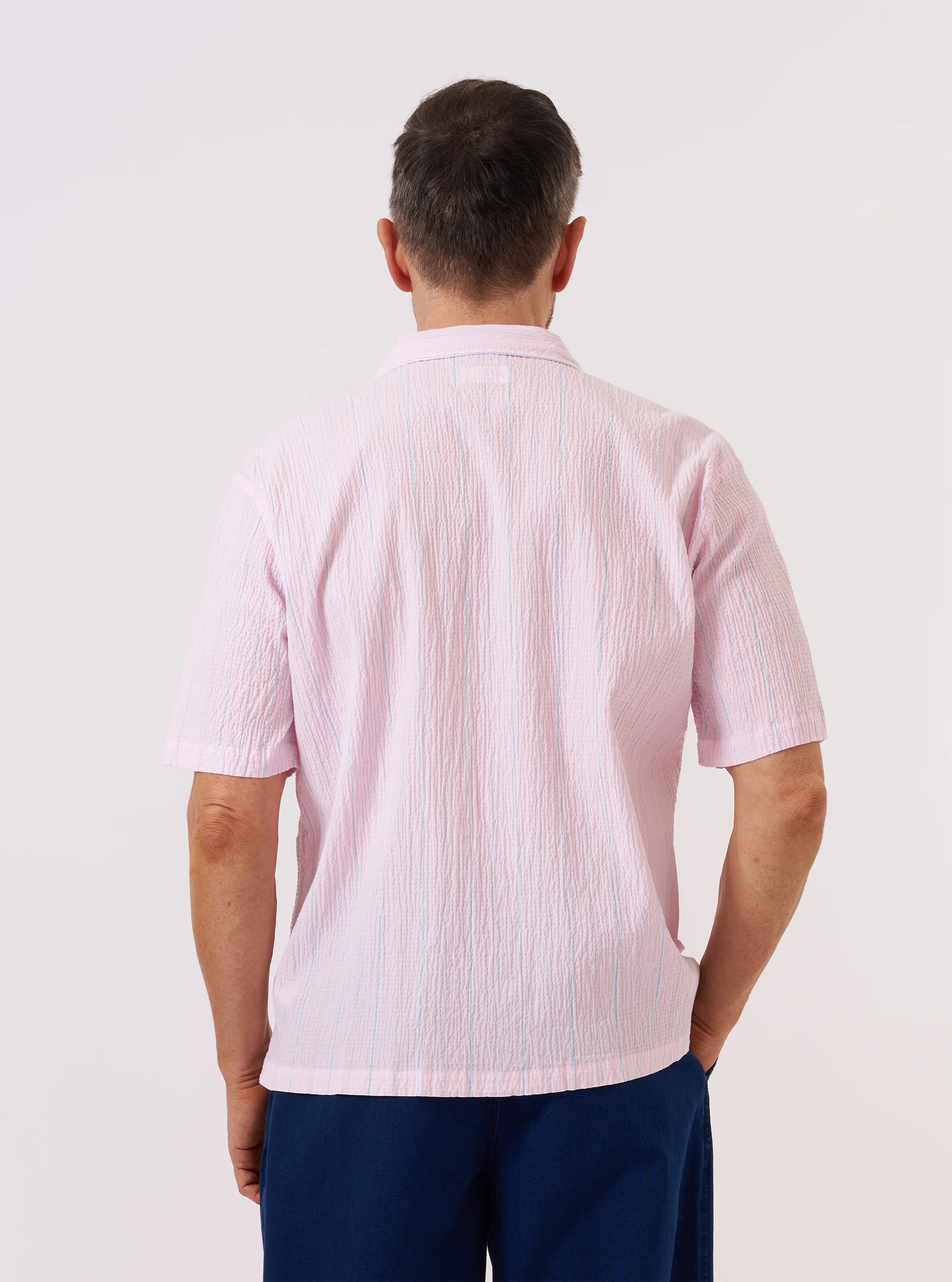 Pink Lily Stripe Road Shirt - Image 3