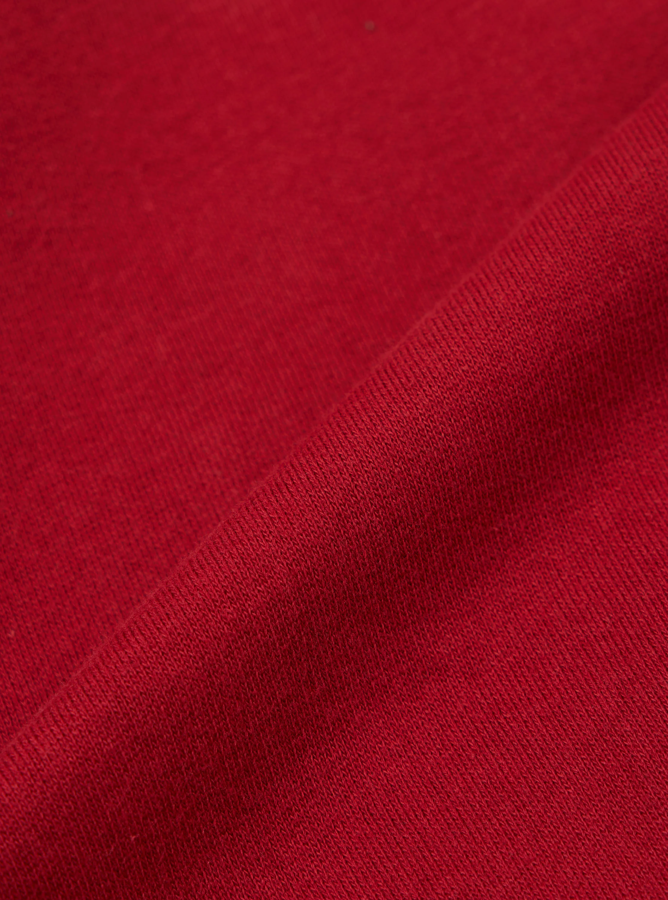 Red Brush Back Sweat New York Hoody - Image 4