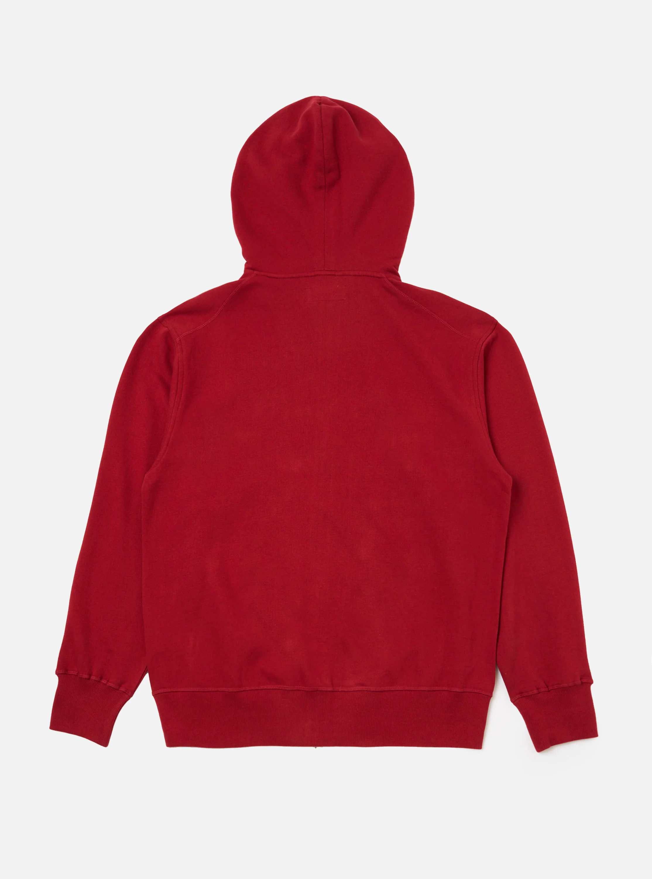 Red Brush Back Sweat New York Hoody - Image 5