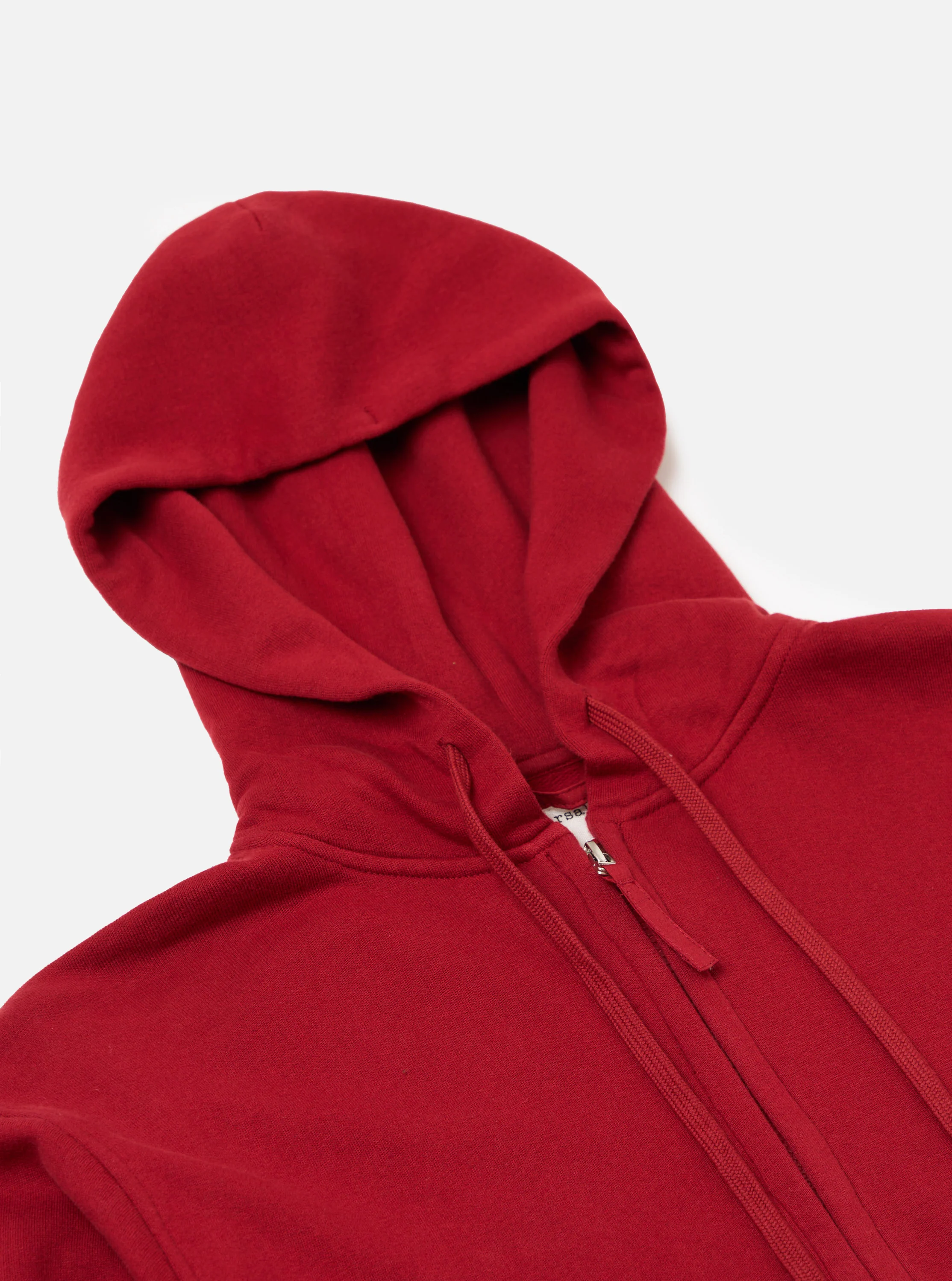 Red Brush Back Sweat New York Hoody - Image 6
