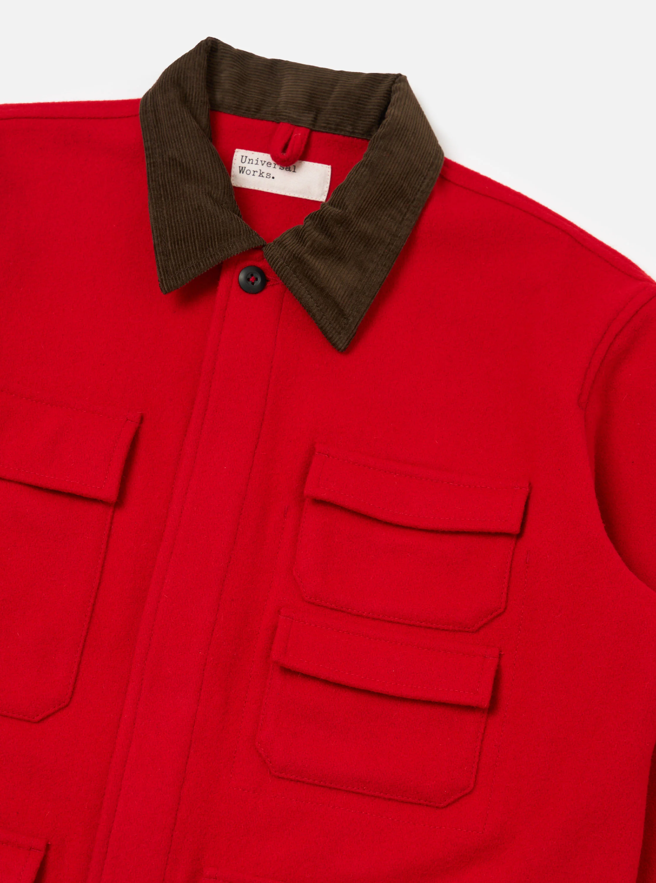 Red Mowbray Military Fatigue Jacket - Image 6