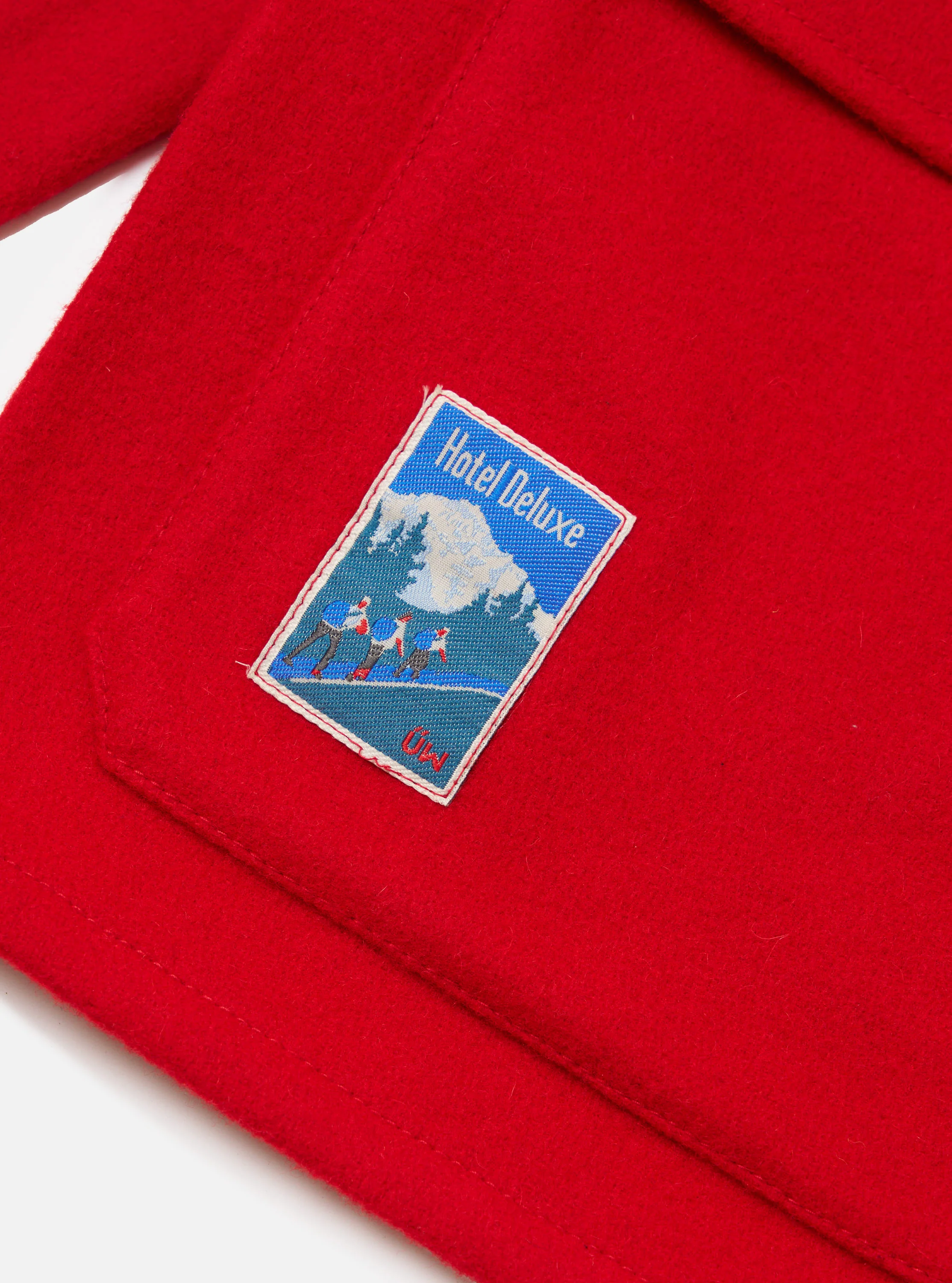 Red Mowbray Military Fatigue Jacket - Image 8