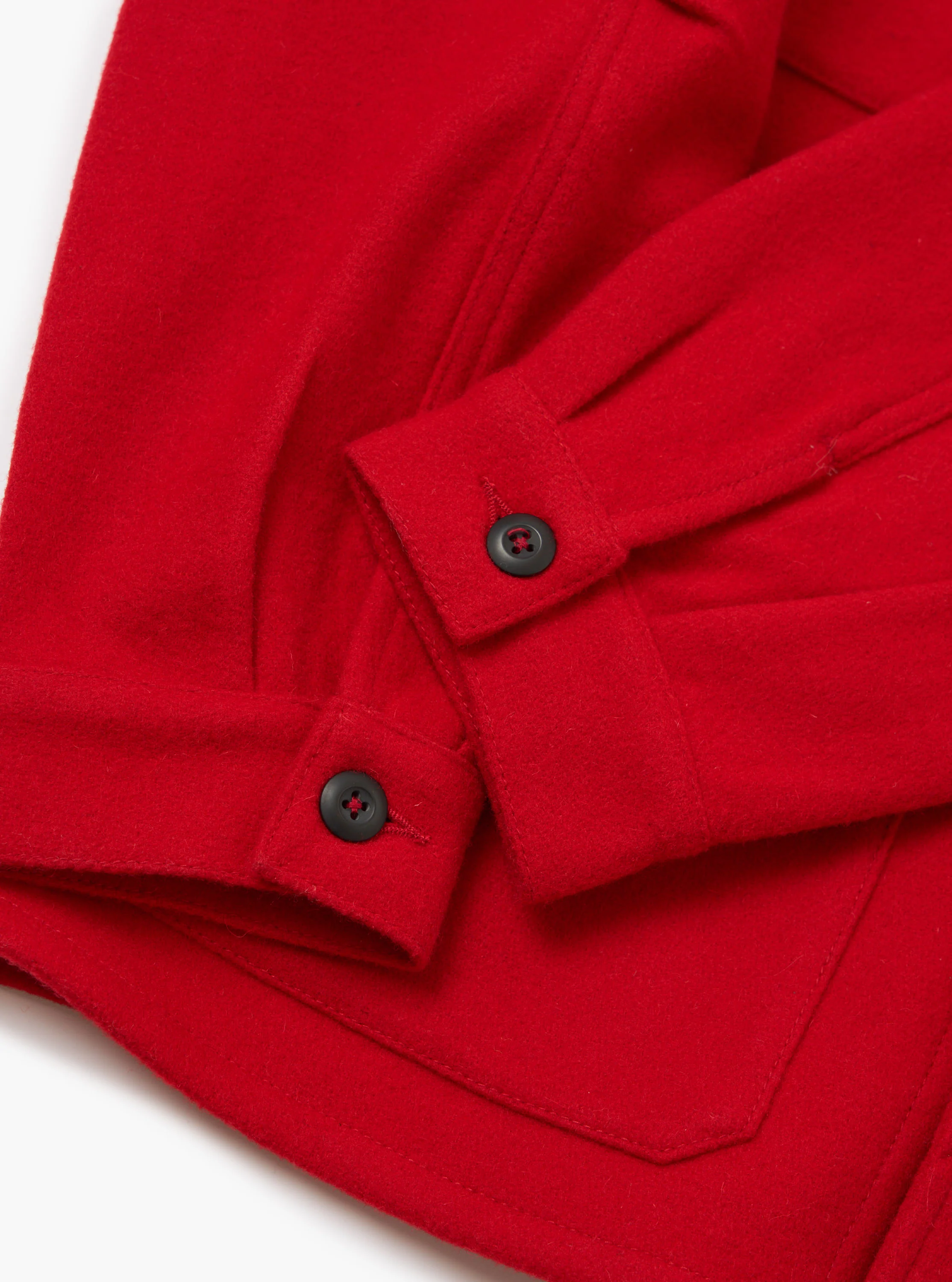 Red Mowbray Military Fatigue Jacket - Image 9
