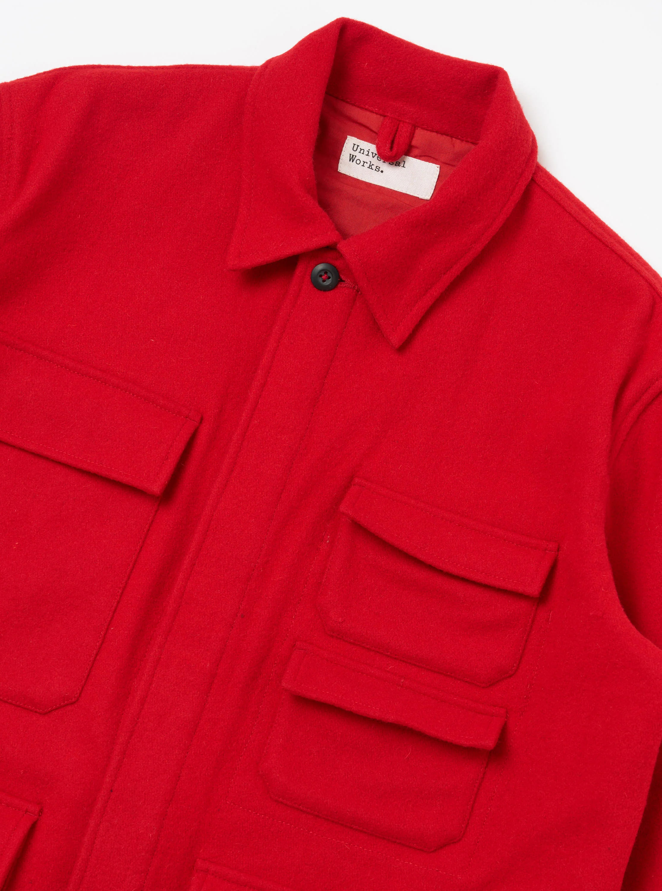 Embroidered Red Mowbray Military Fatigue Jacket - Image 6