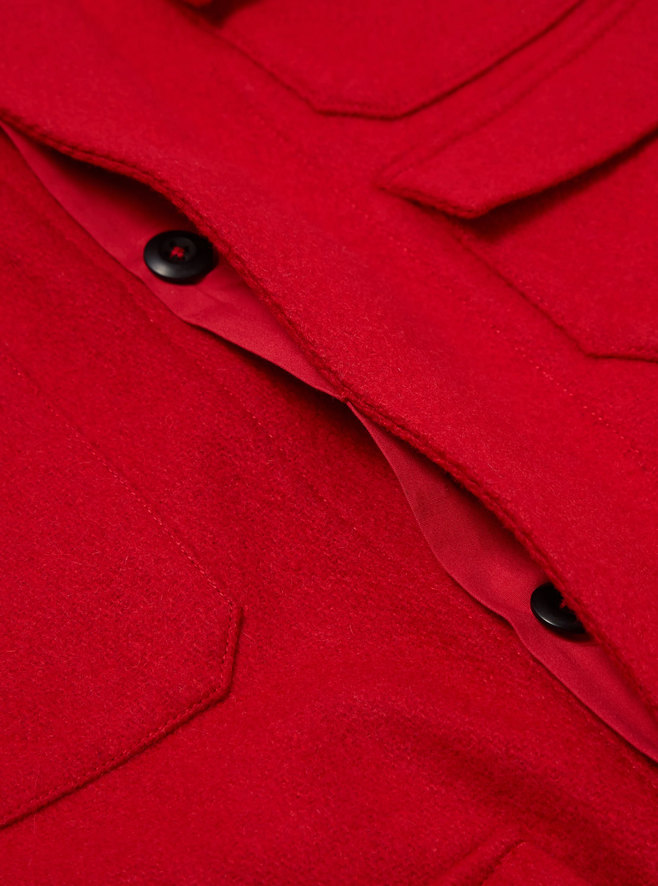 Embroidered Red Mowbray Military Fatigue Jacket - Image 7