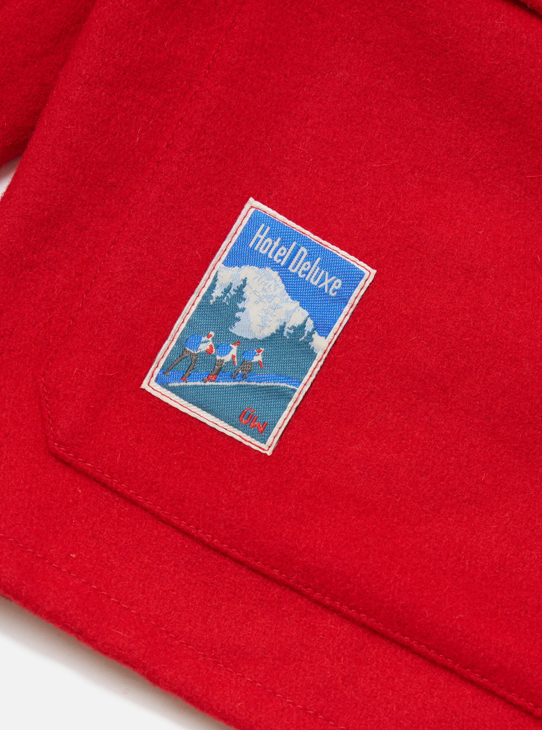 Embroidered Red Mowbray Military Fatigue Jacket - Image 8