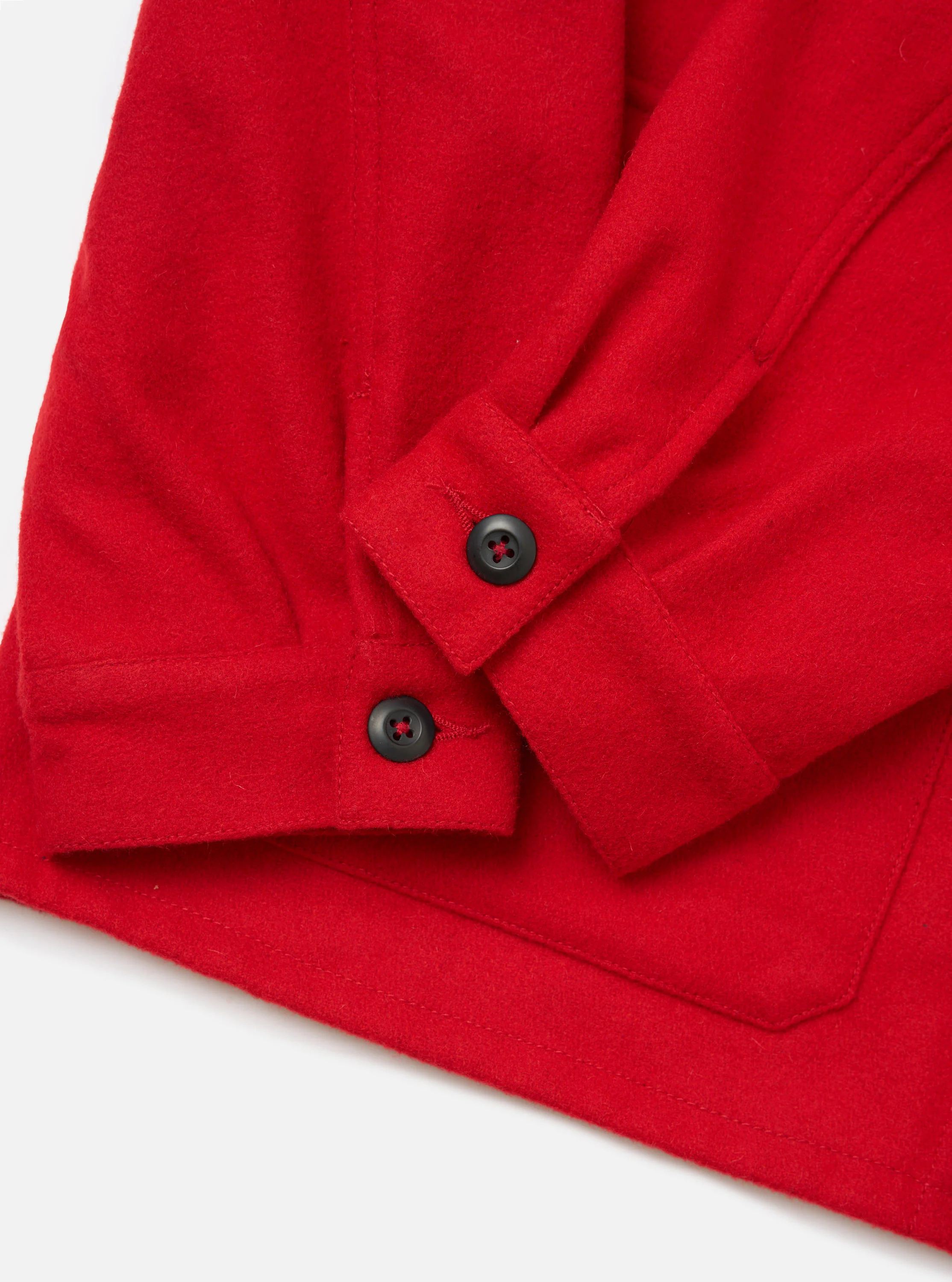 Embroidered Red Mowbray Military Fatigue Jacket - Image 9