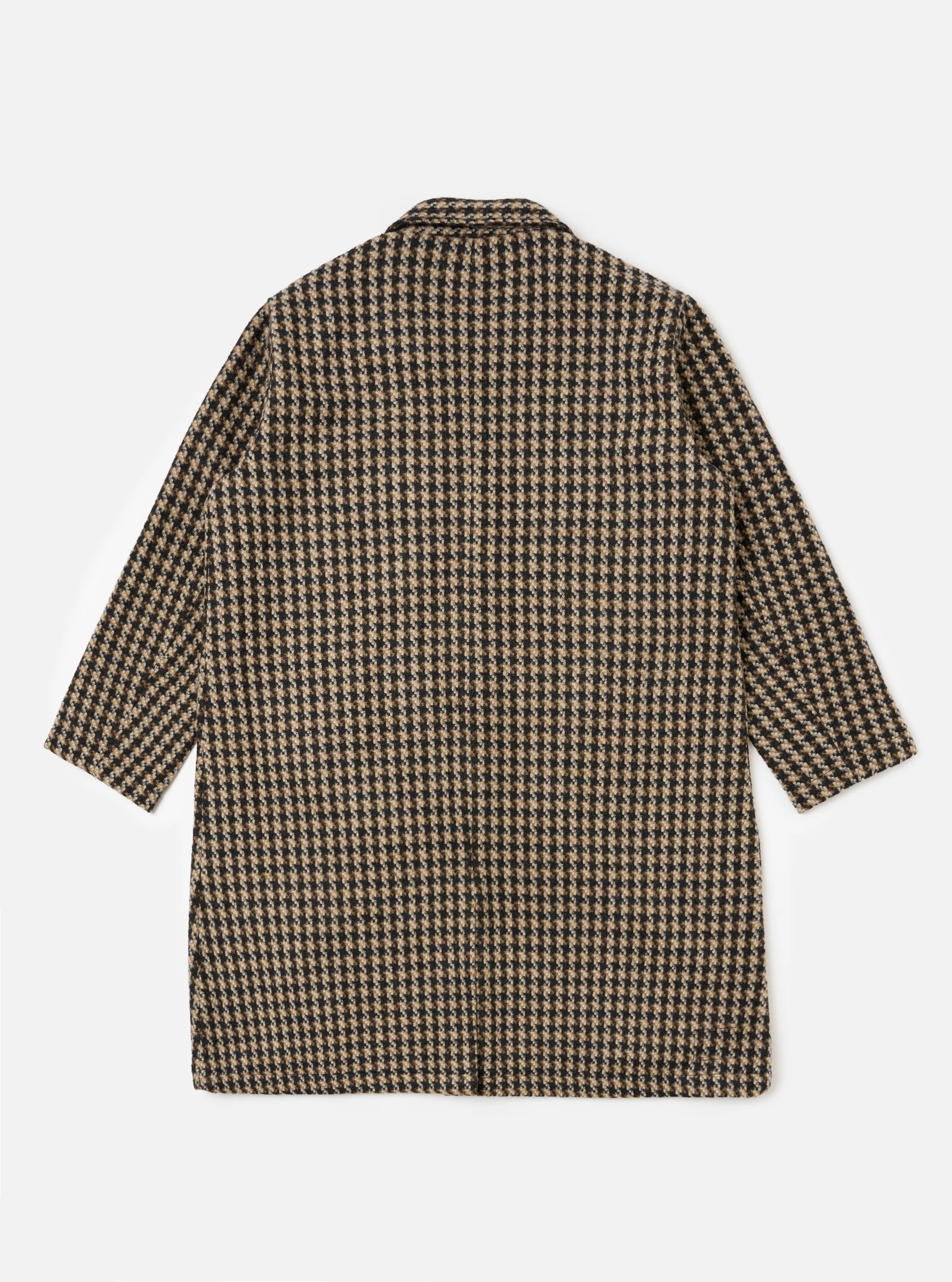 Sand Cortina Tweed Long Swing Coat - Image 5