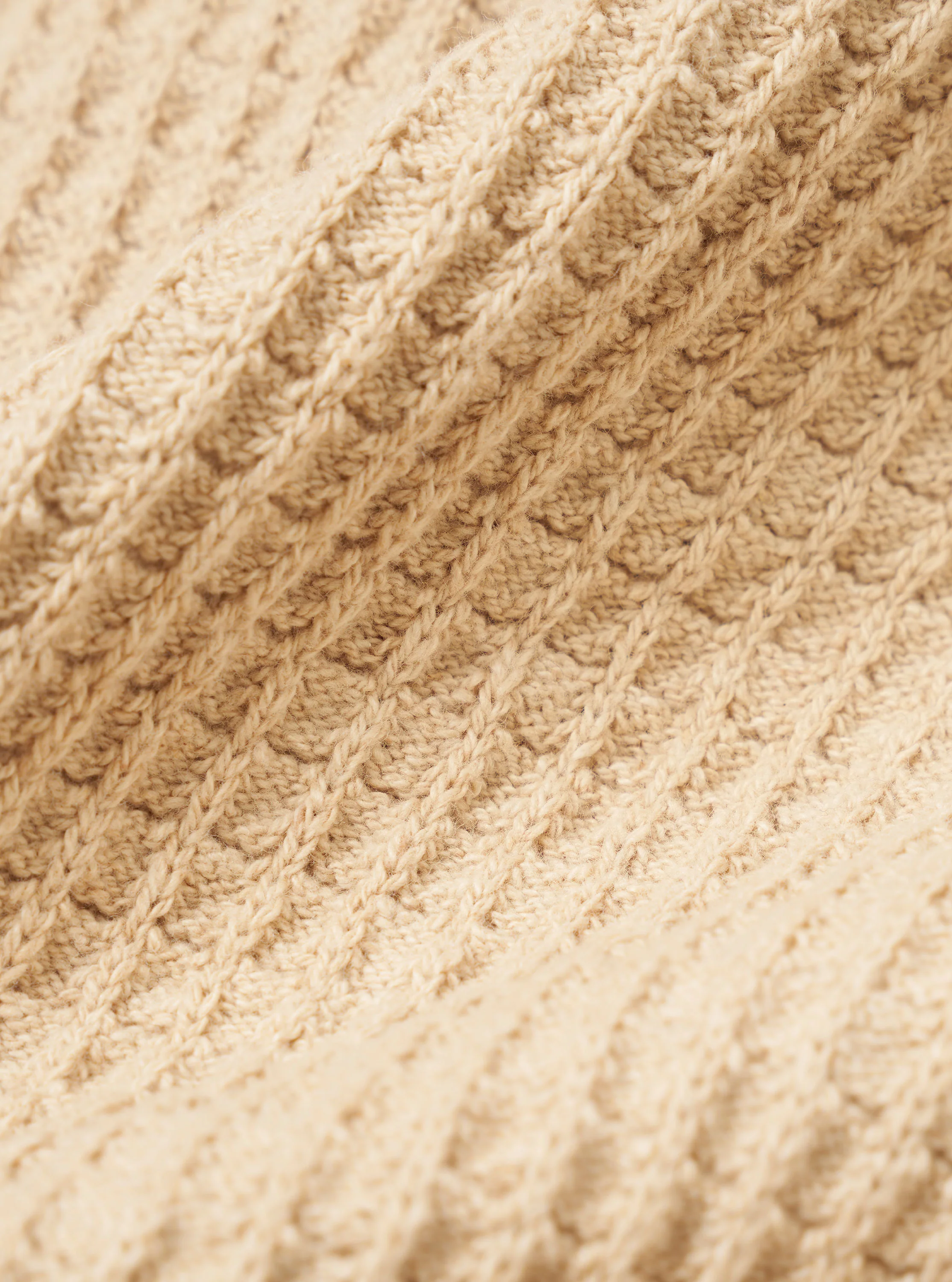 Sand Eco Cotton Knit Jacket - Image 4