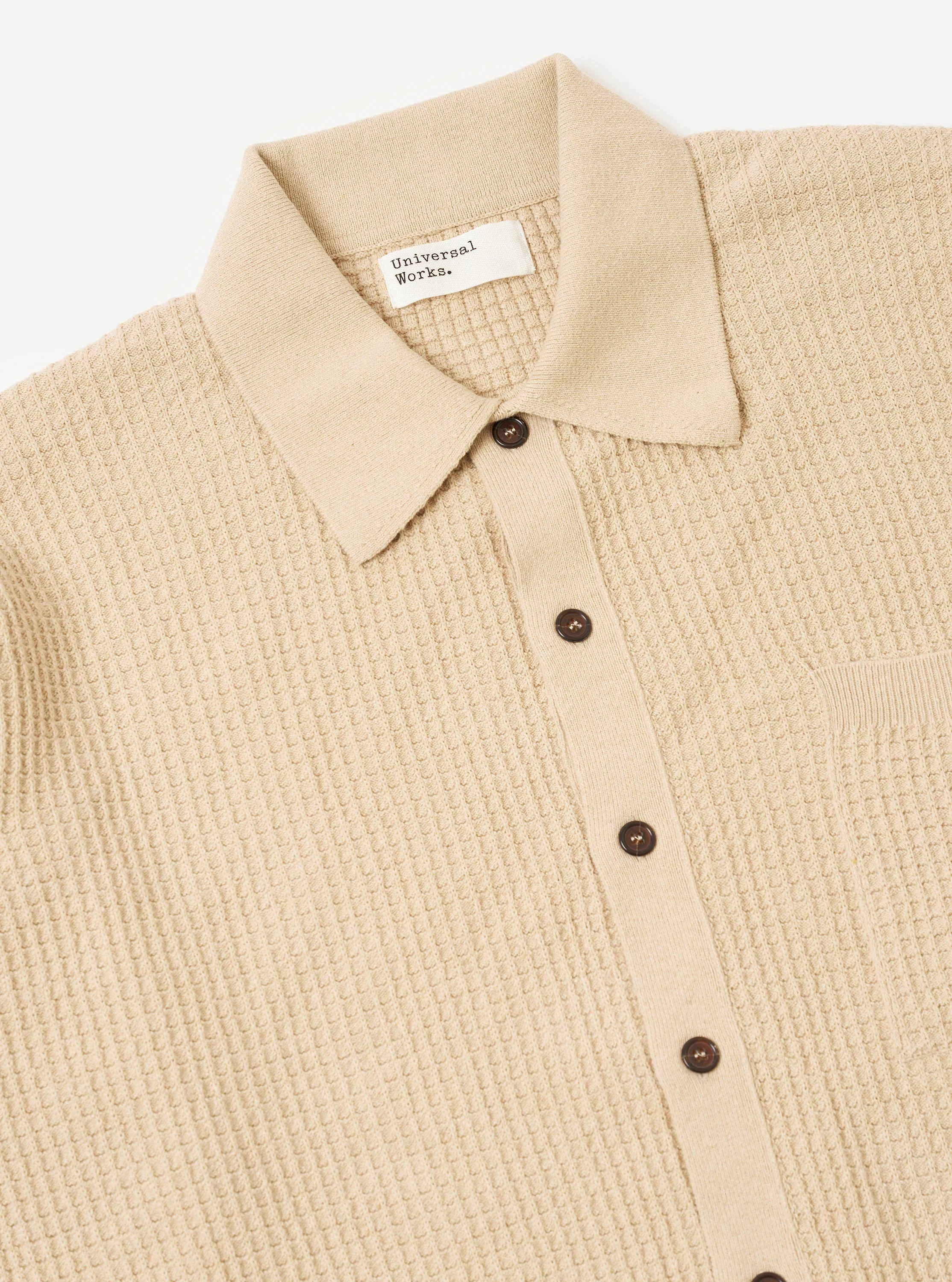 Sand Eco Cotton Knit Jacket - Image 6
