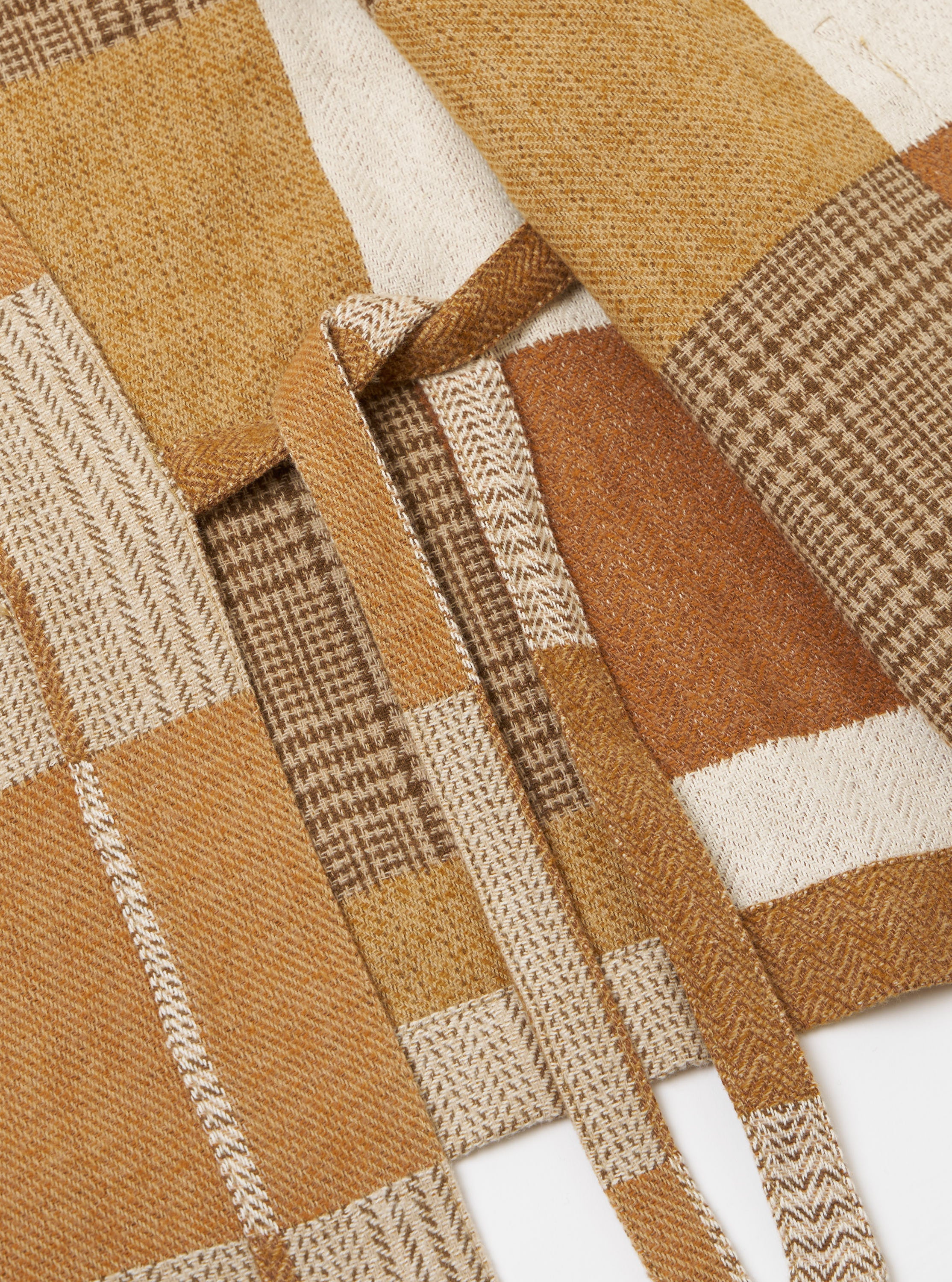 Sand Japanese Patchwork Kyoto Work Jacket - Image 4