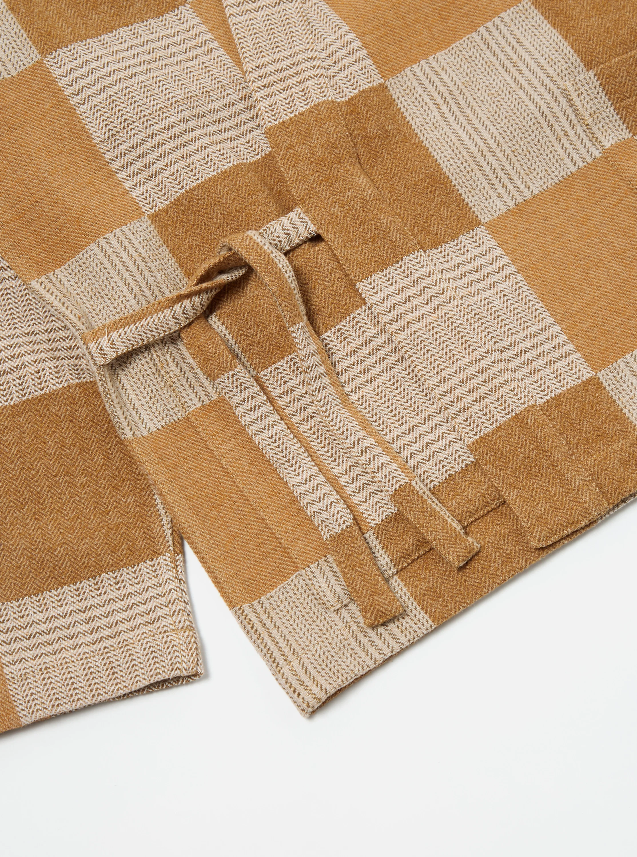 Sand Japanese Patchwork Kyoto Work Jacket - Image 5