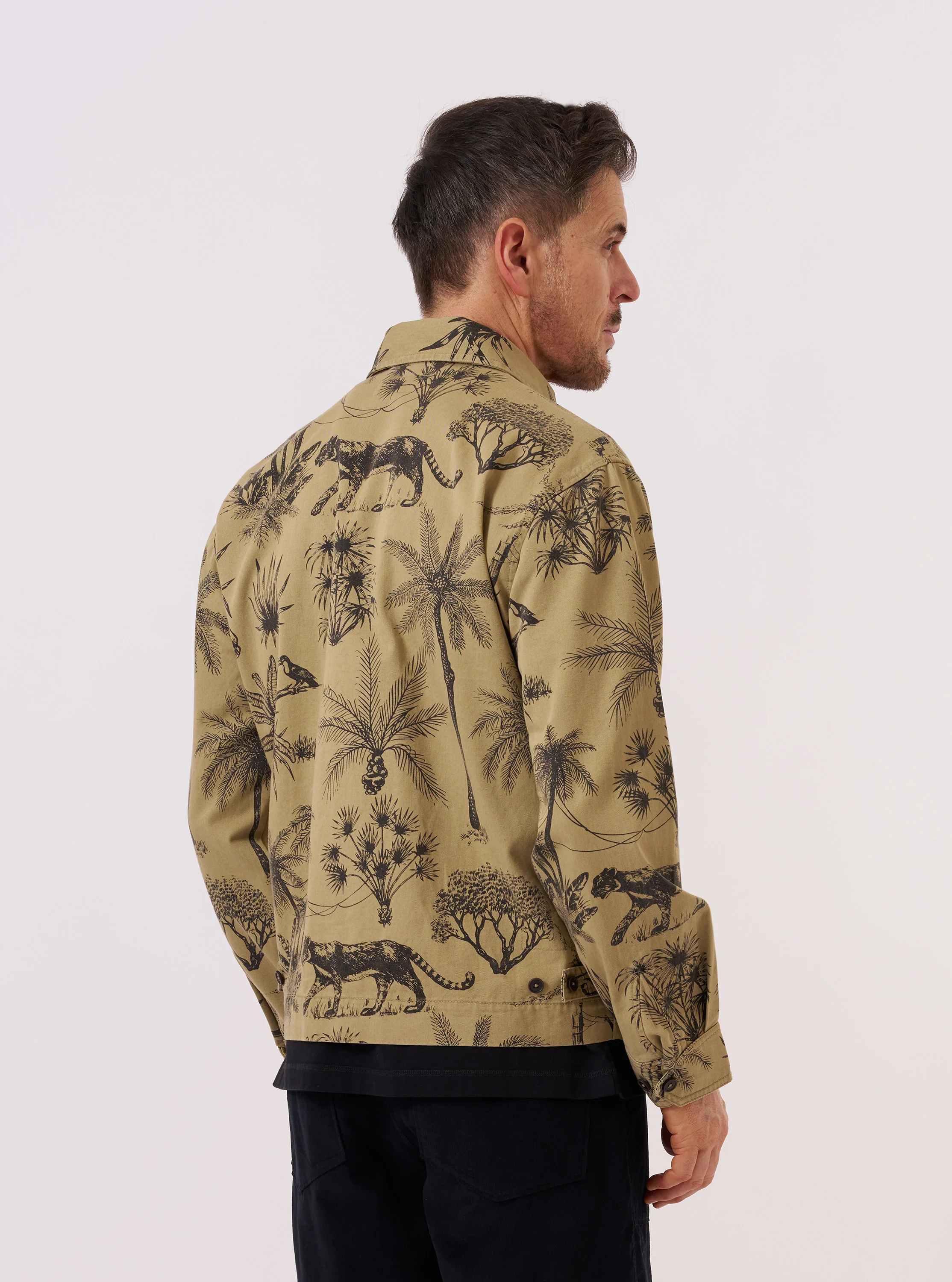 Sand Jungle Toile Twill Windcheater Jacket - Image 3