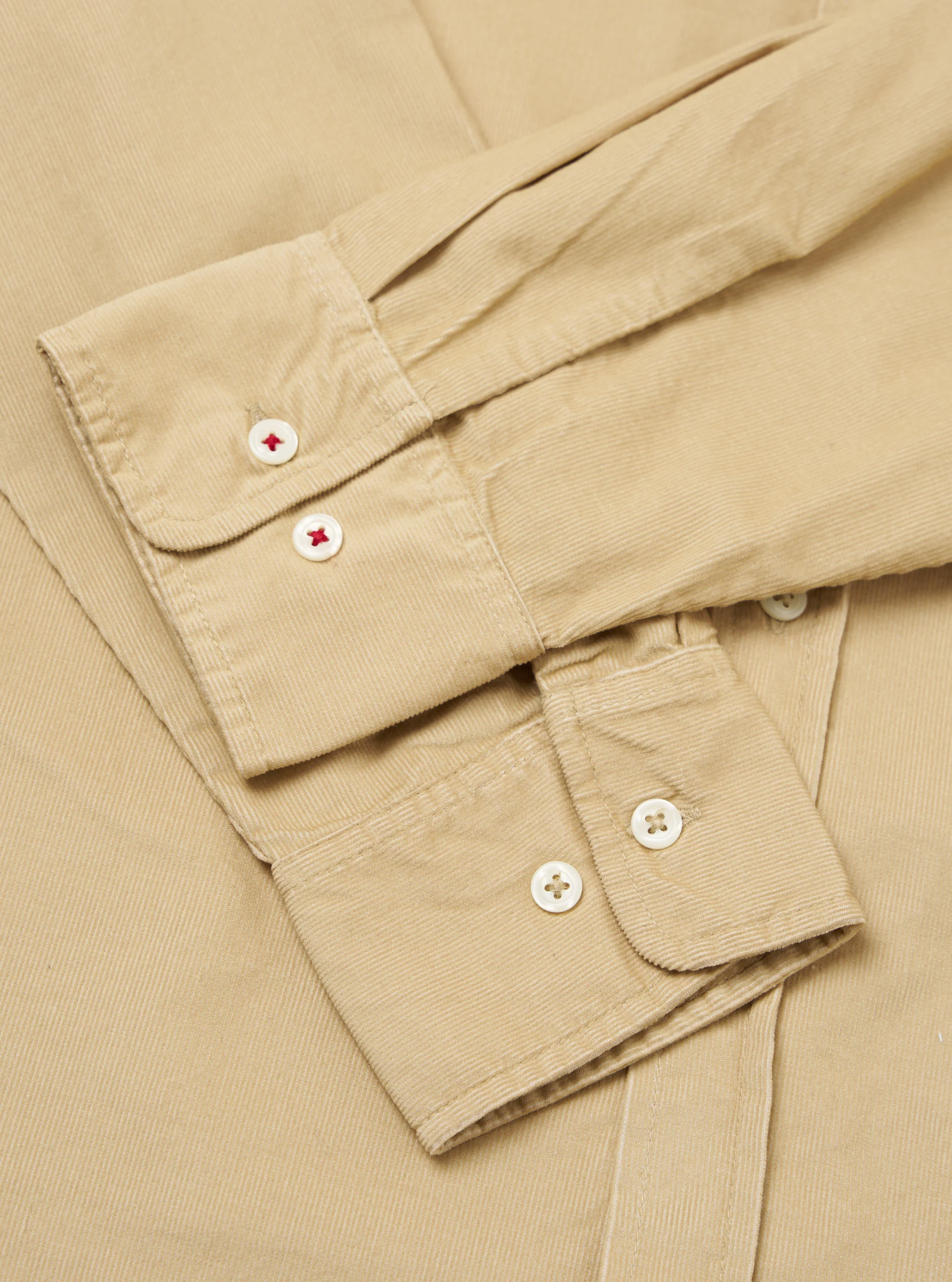 Sand Organic Fine Cord Daybrook Shirt - Image 8