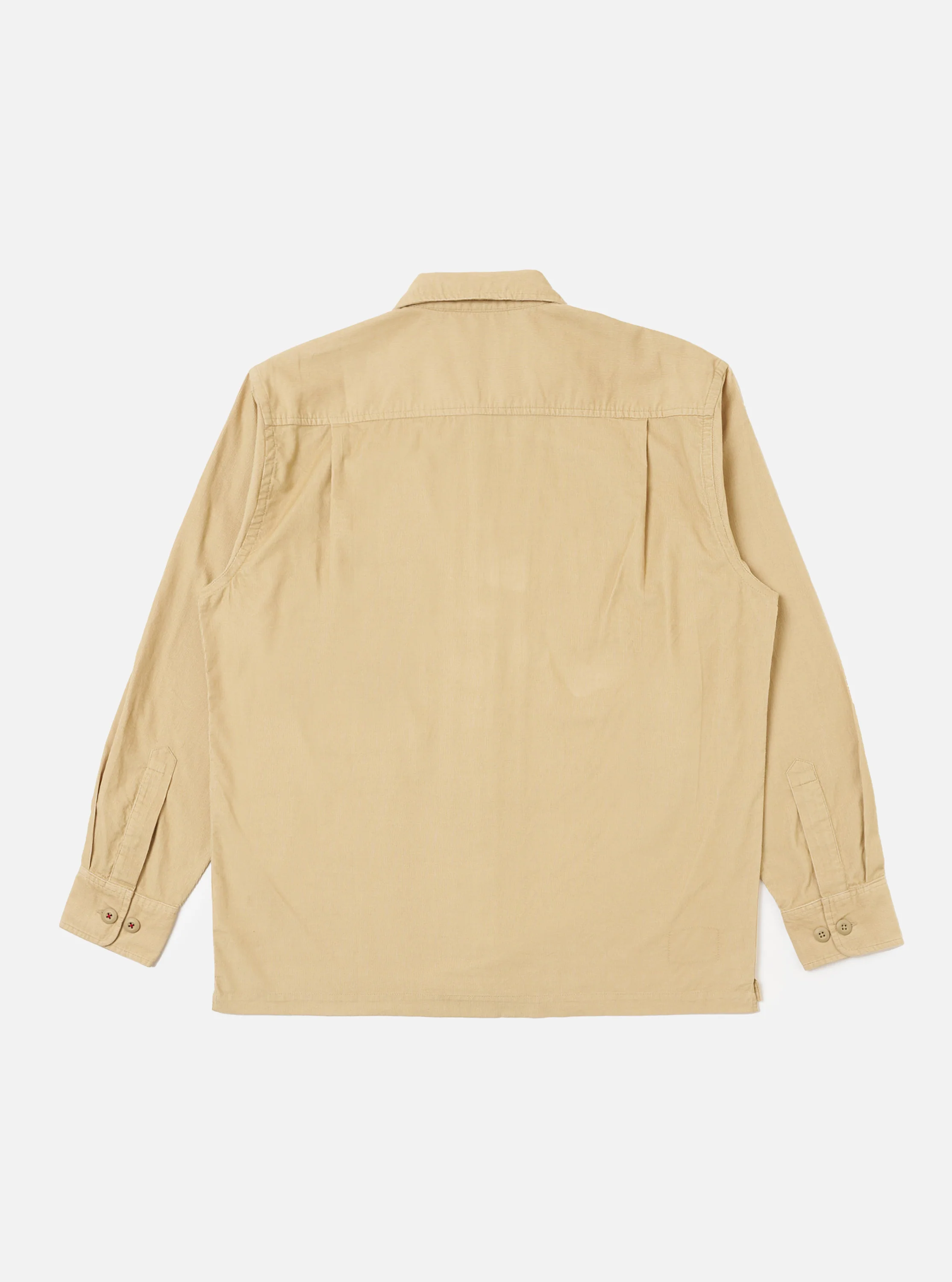 Sand Organic Fine Cord Fatigue Shirt - Image 5