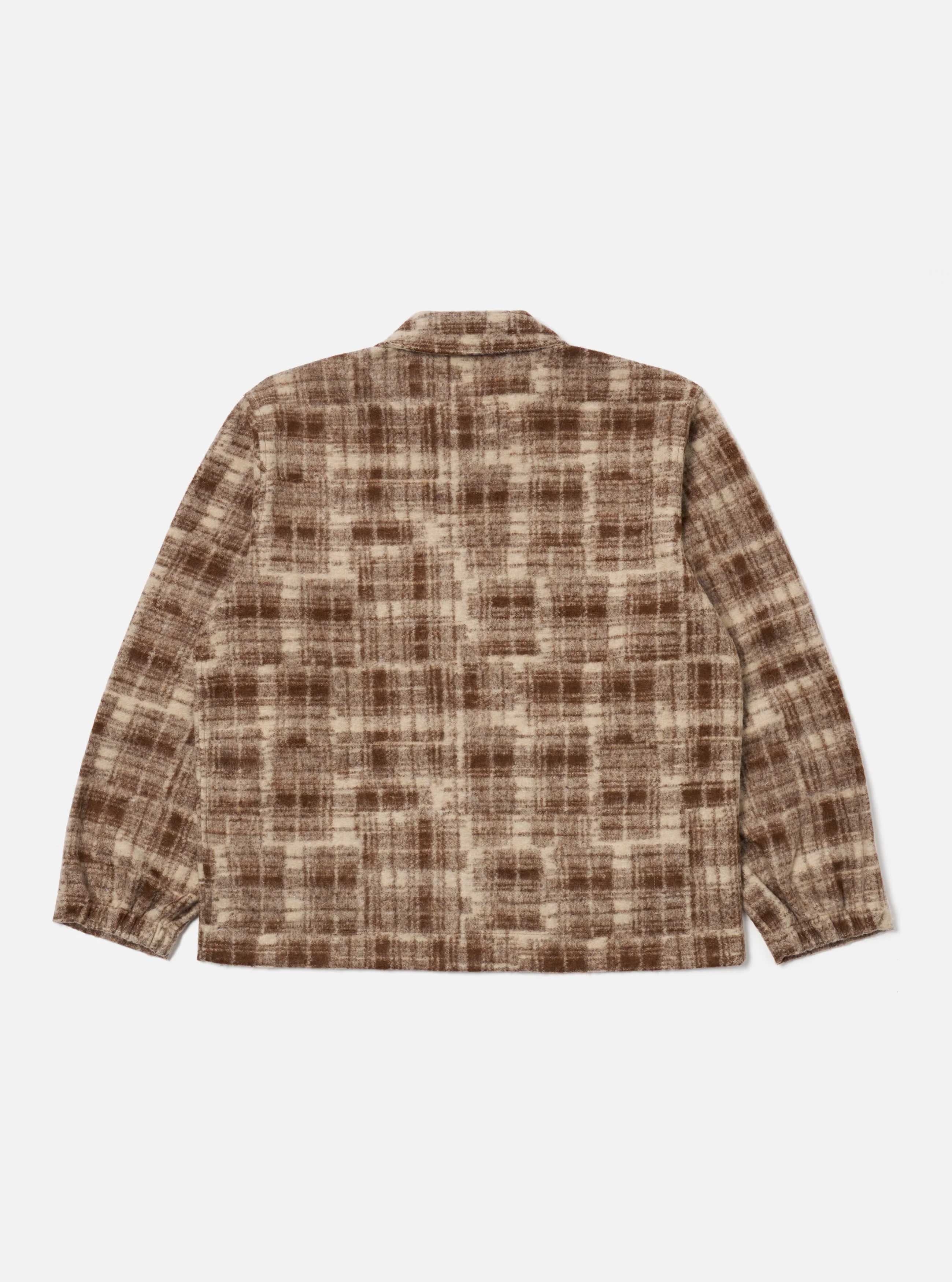Sand Patch Check Fleece Rams Jacket - Image 5