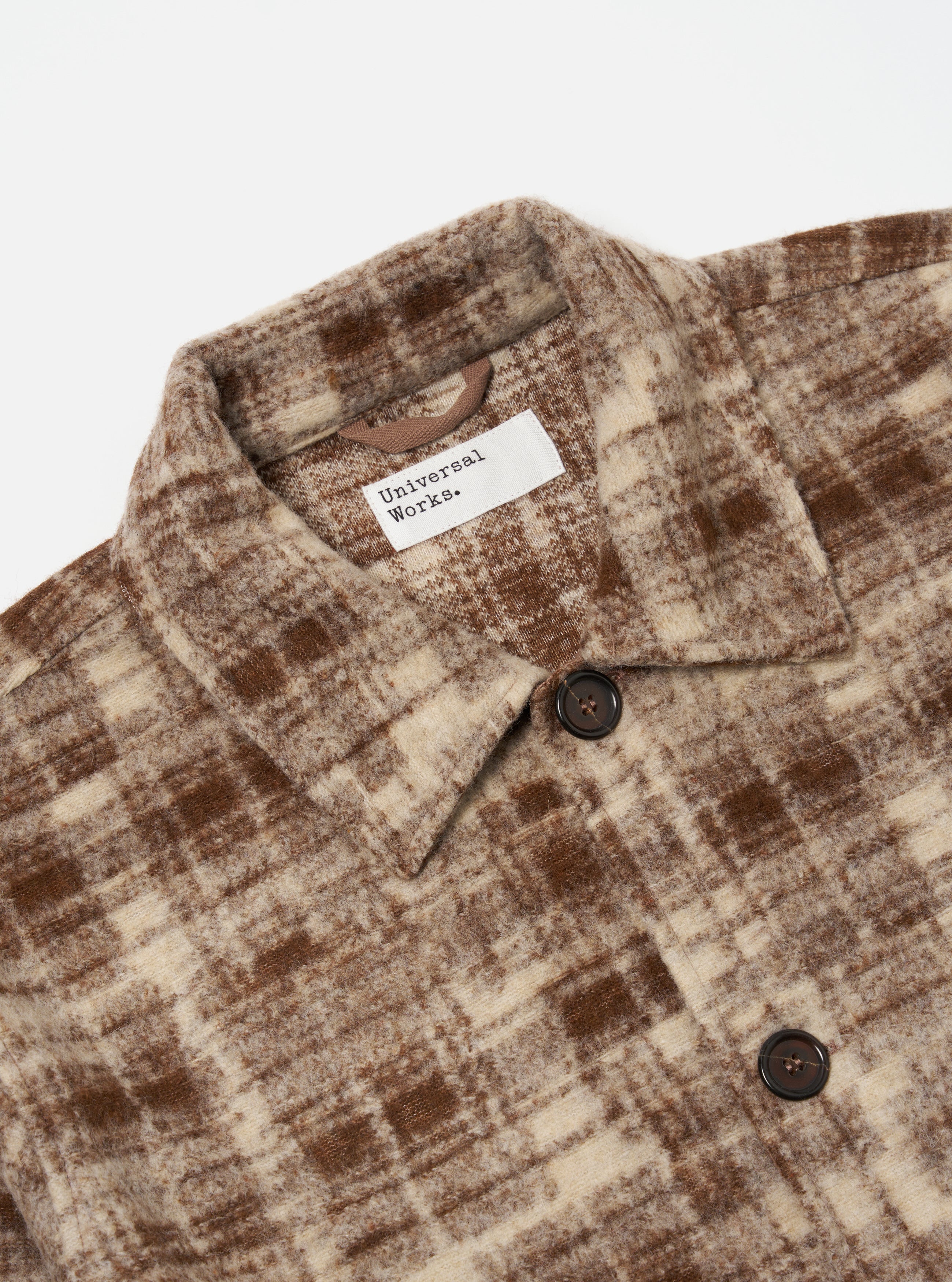 Sand Patch Check Fleece Rams Jacket - Image 6
