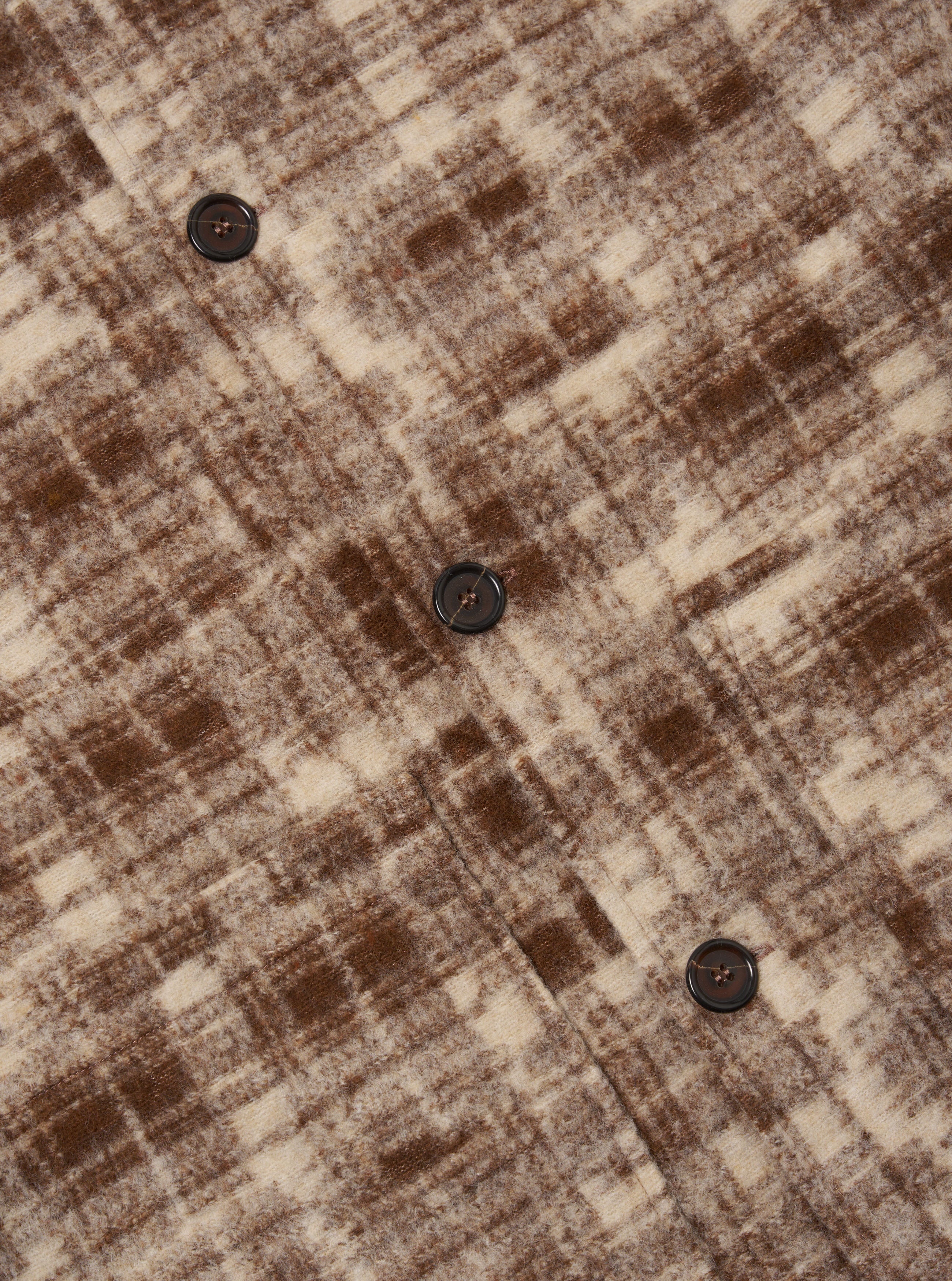 Sand Patch Check Fleece Rams Jacket - Image 7