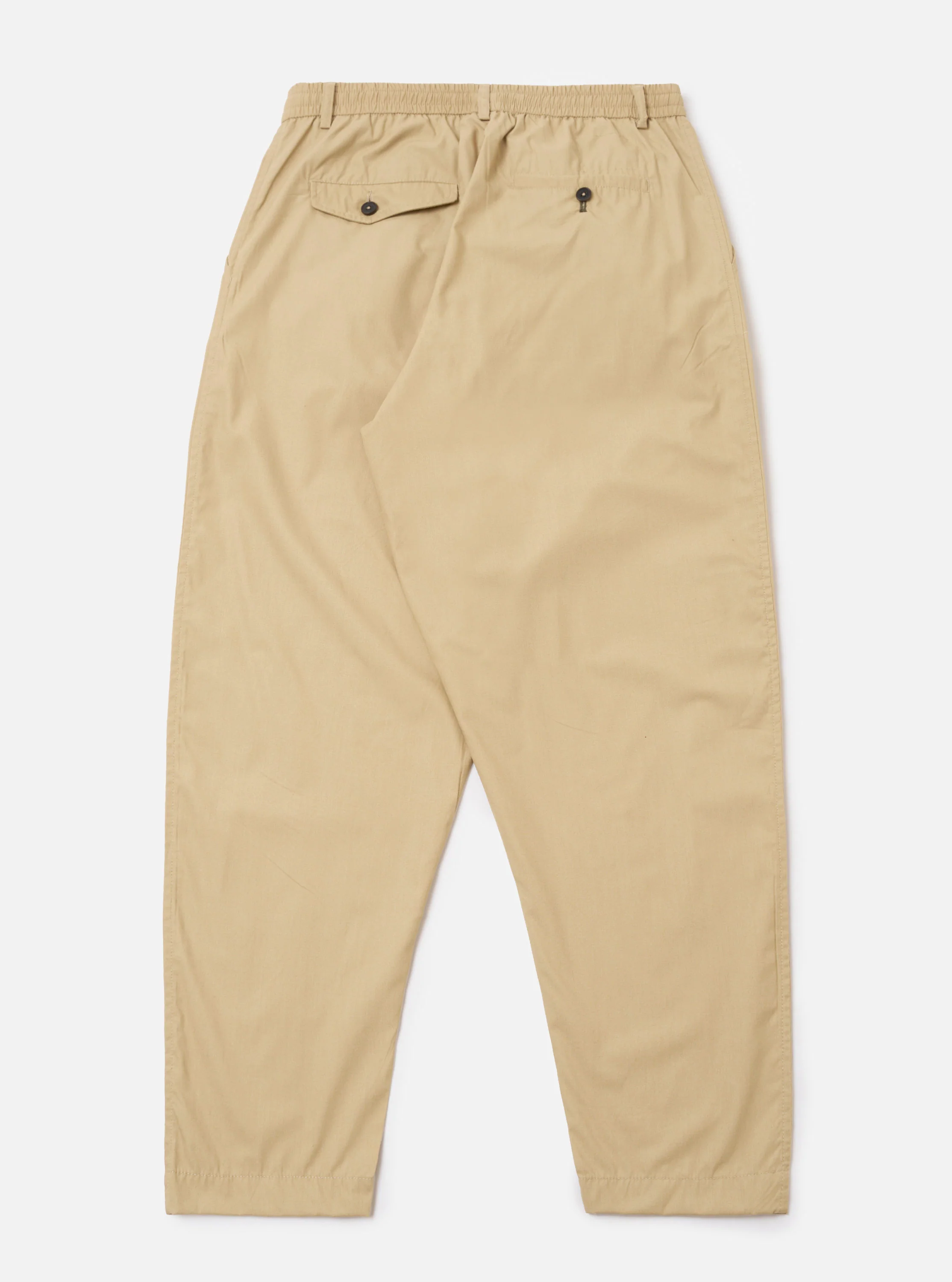 Sand Recycled Polytech Pleated Track Pant - Image 5