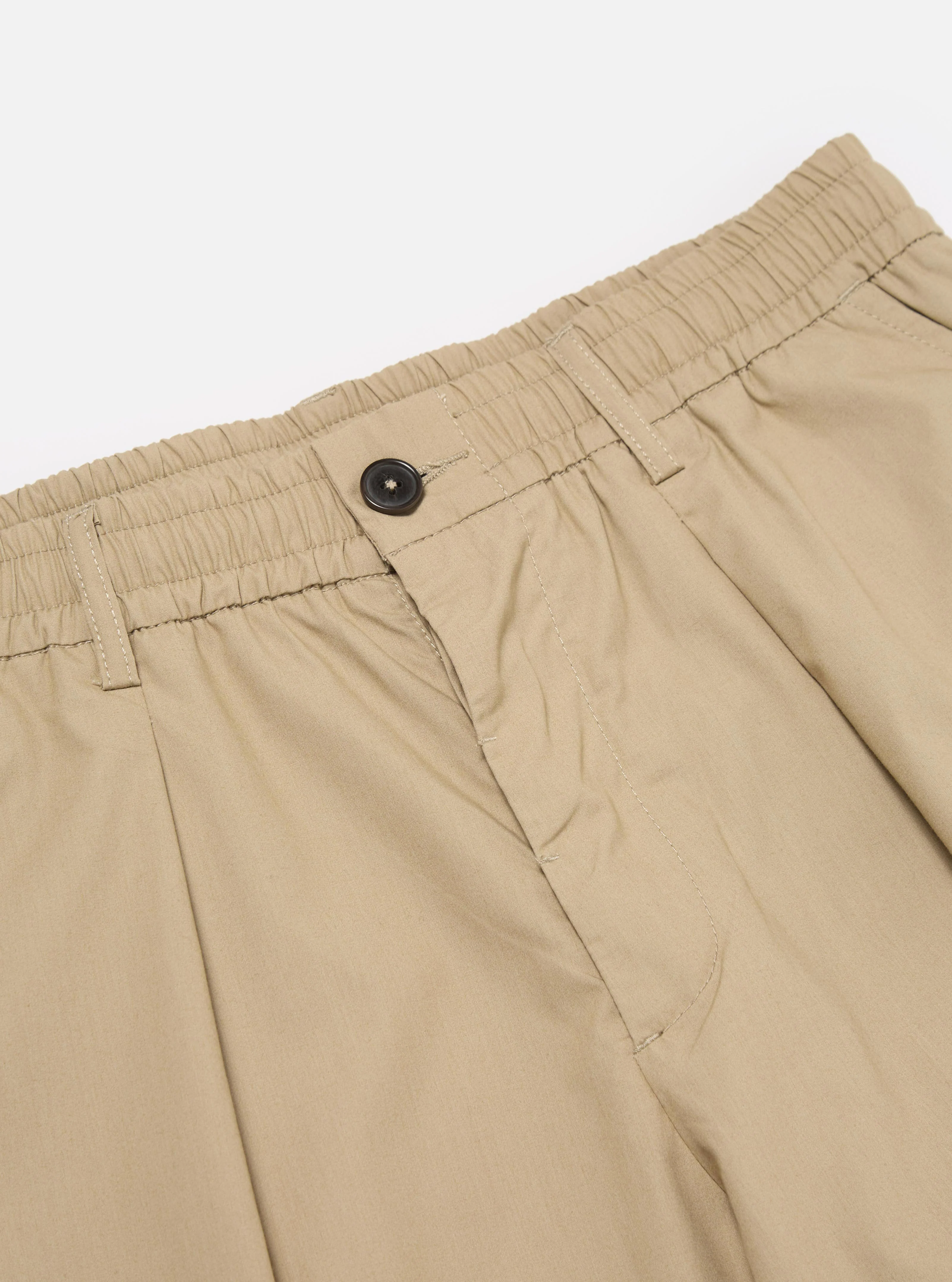 Sand Recycled Polytech Pleated Track Pant - Image 6