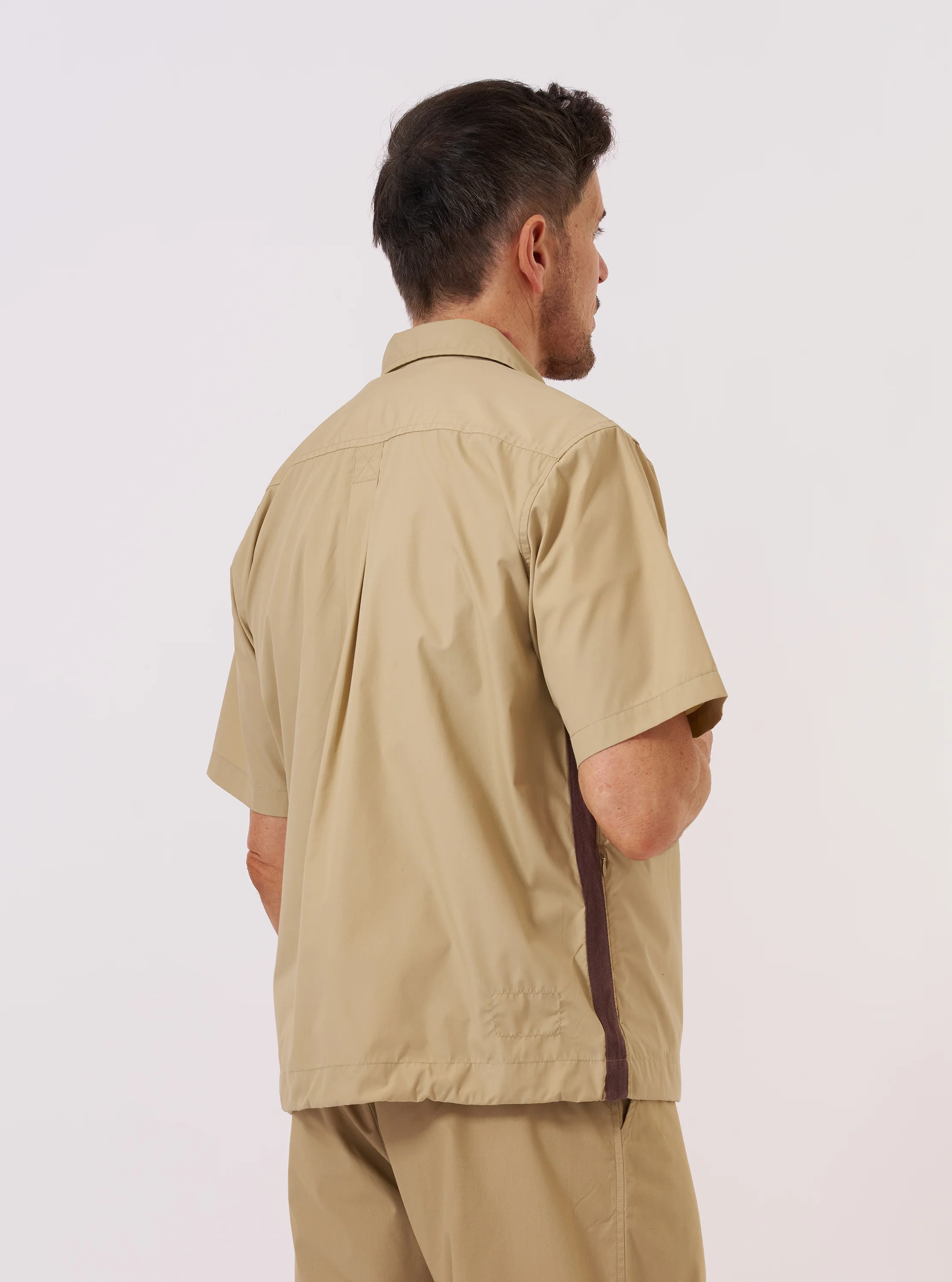 master-piece x Universal Works Sand Recycled Poly Tech Tech Overshirt - Image 3
