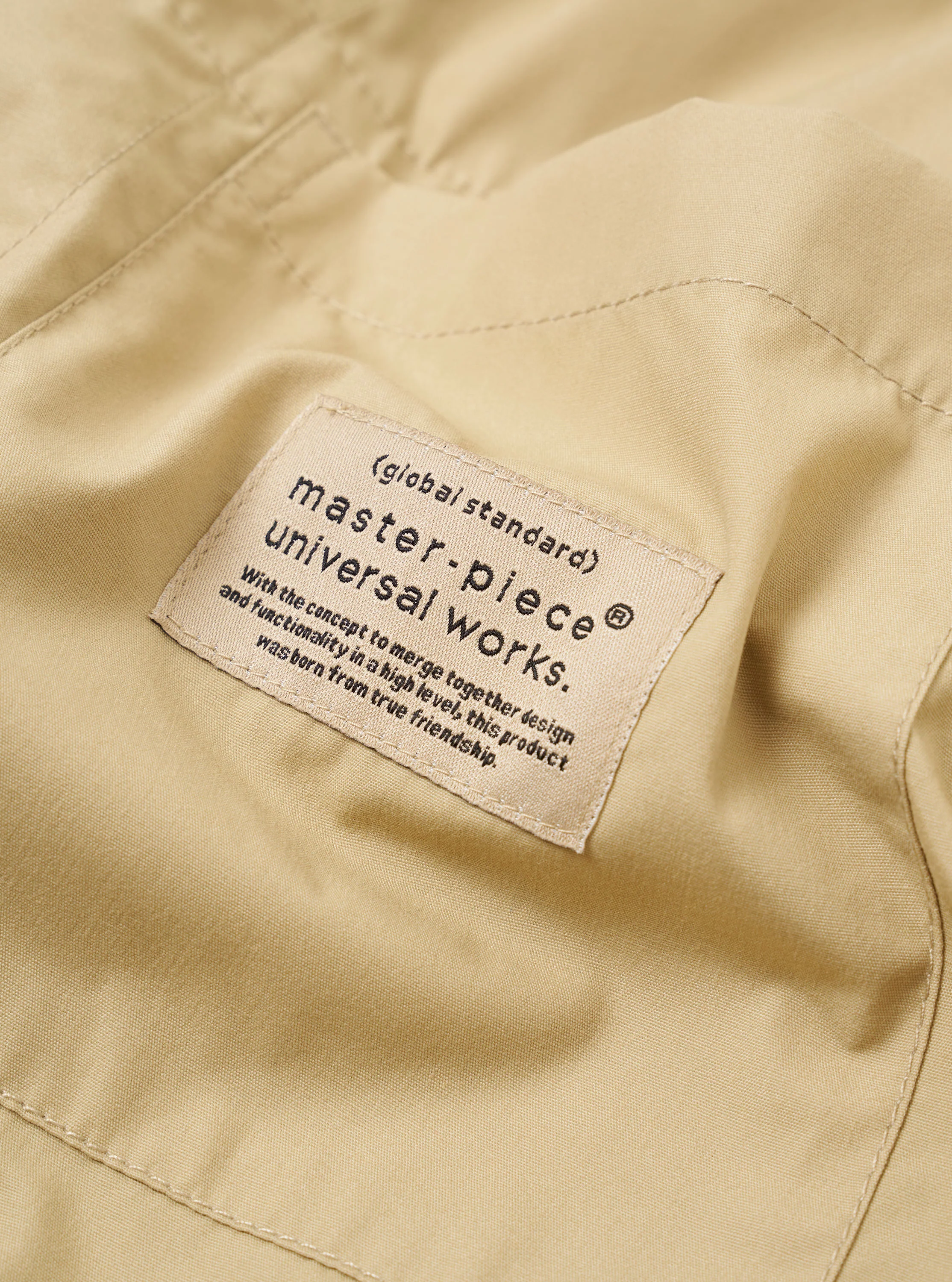 master-piece x Universal Works Sand Recycled Poly Tech Tech Overshirt - Image 9