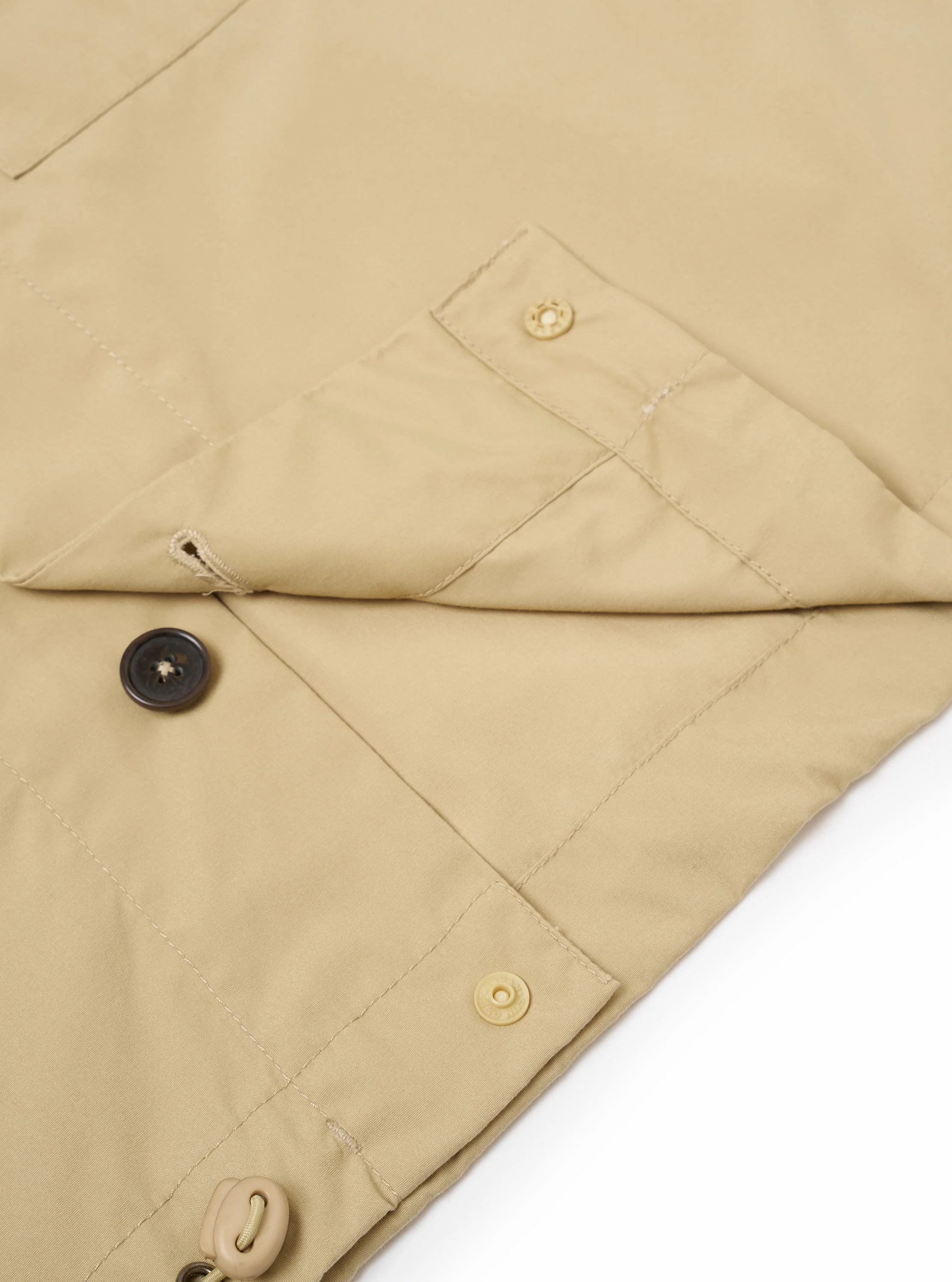 Sand Recycled Polytech Z Tech Overshirt - Image 8