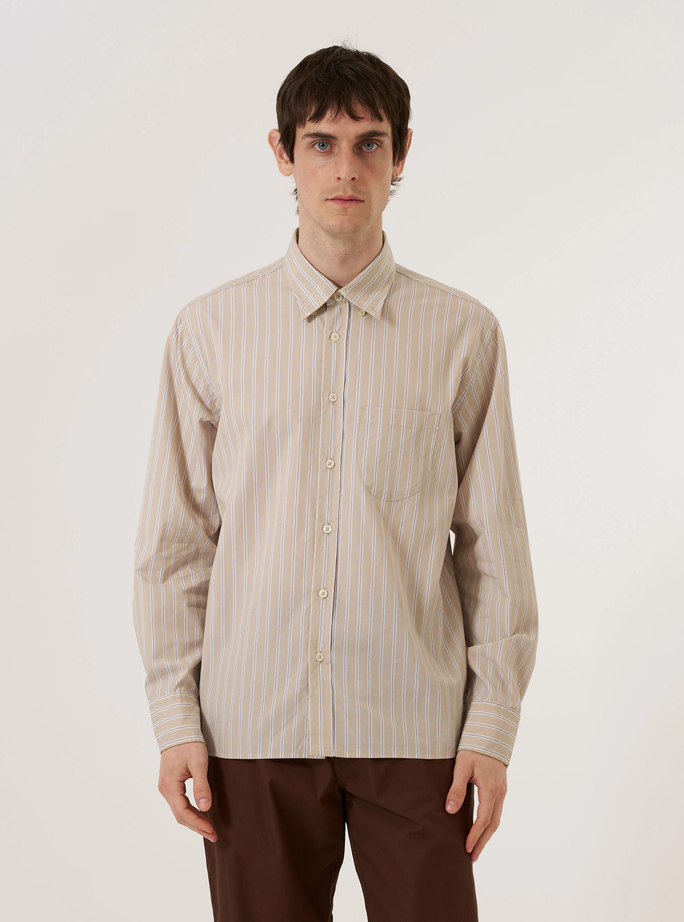 Sand Urban Stripe Lazy Day Shirt - Image 2