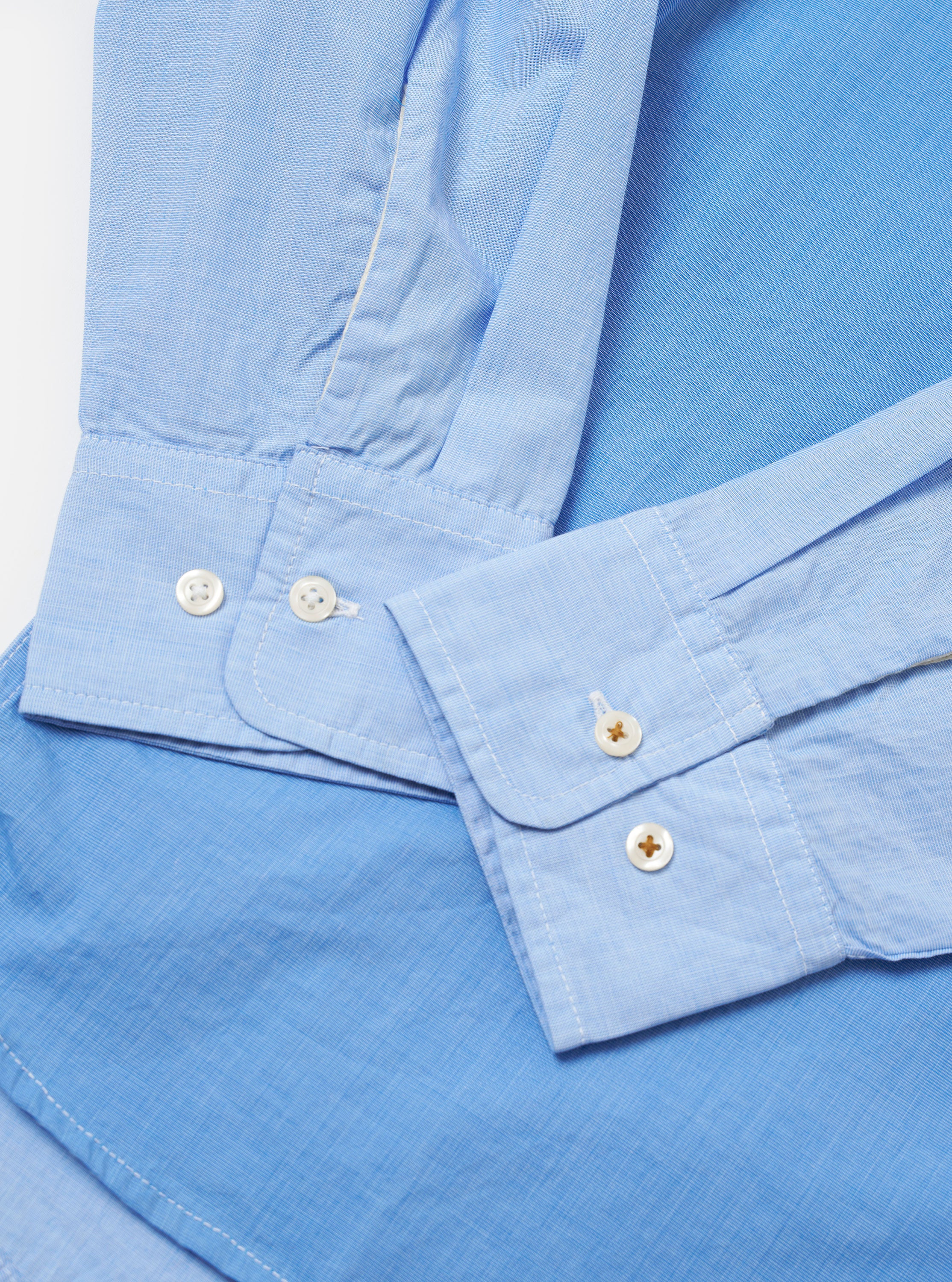 Sky/Blue Fil A Fil Mixed Square Pocket Shirt - Image 7