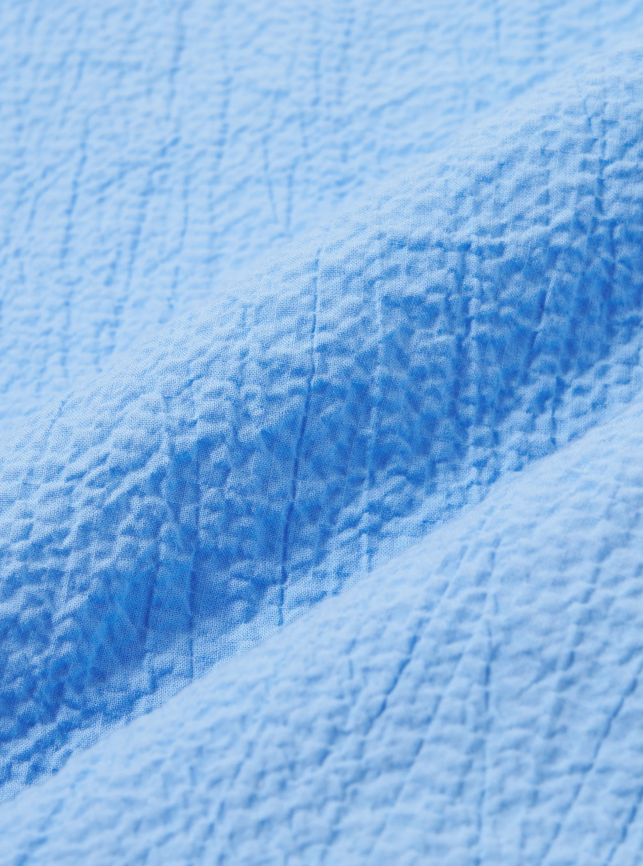 Sky Blue Seersucker Shirting Road Shirt - Image 4