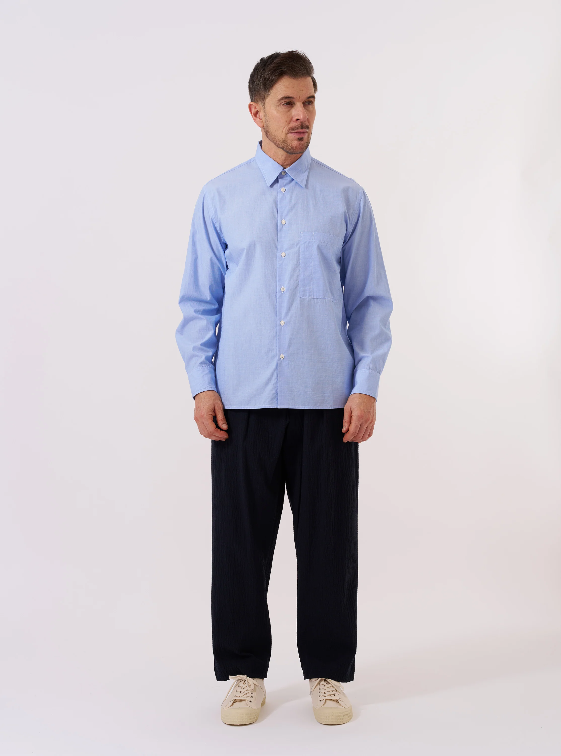 Sky Fil A Fil Square Pocket Shirt - Image 10