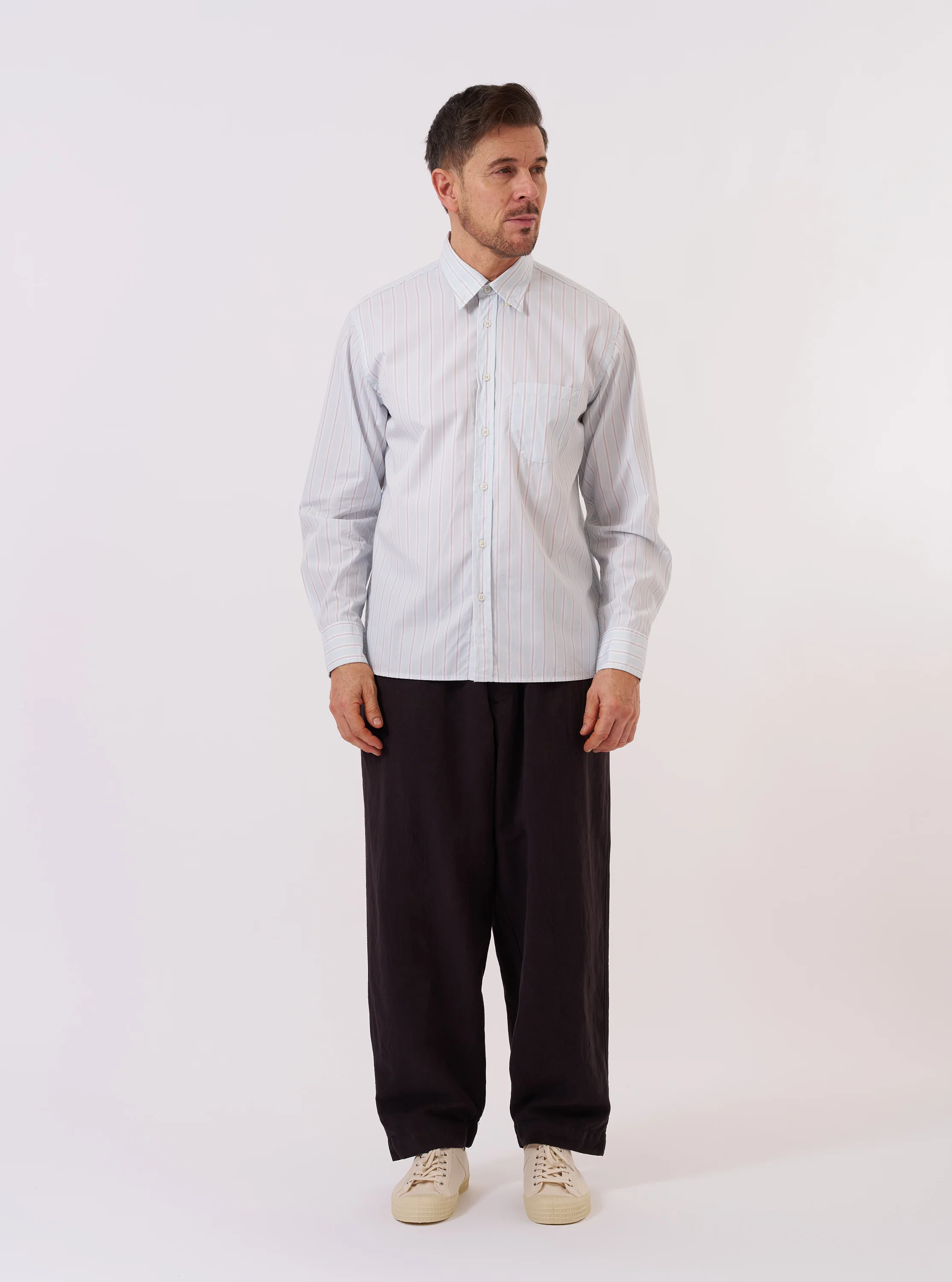Sky Urban Stripe Lazy Day Shirt - Image 8