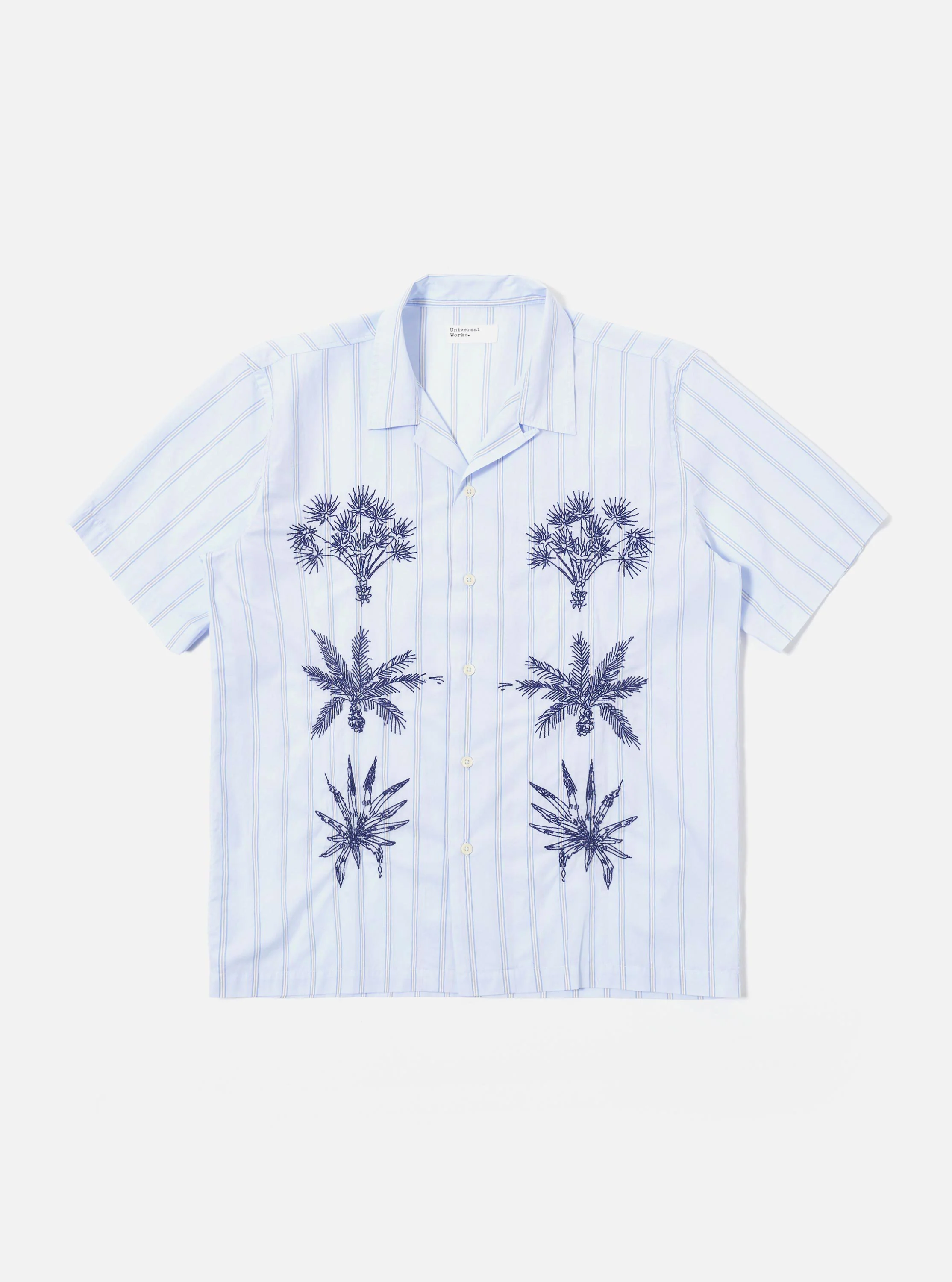 Soft Blue Mc Stripe Road Trip Shirt