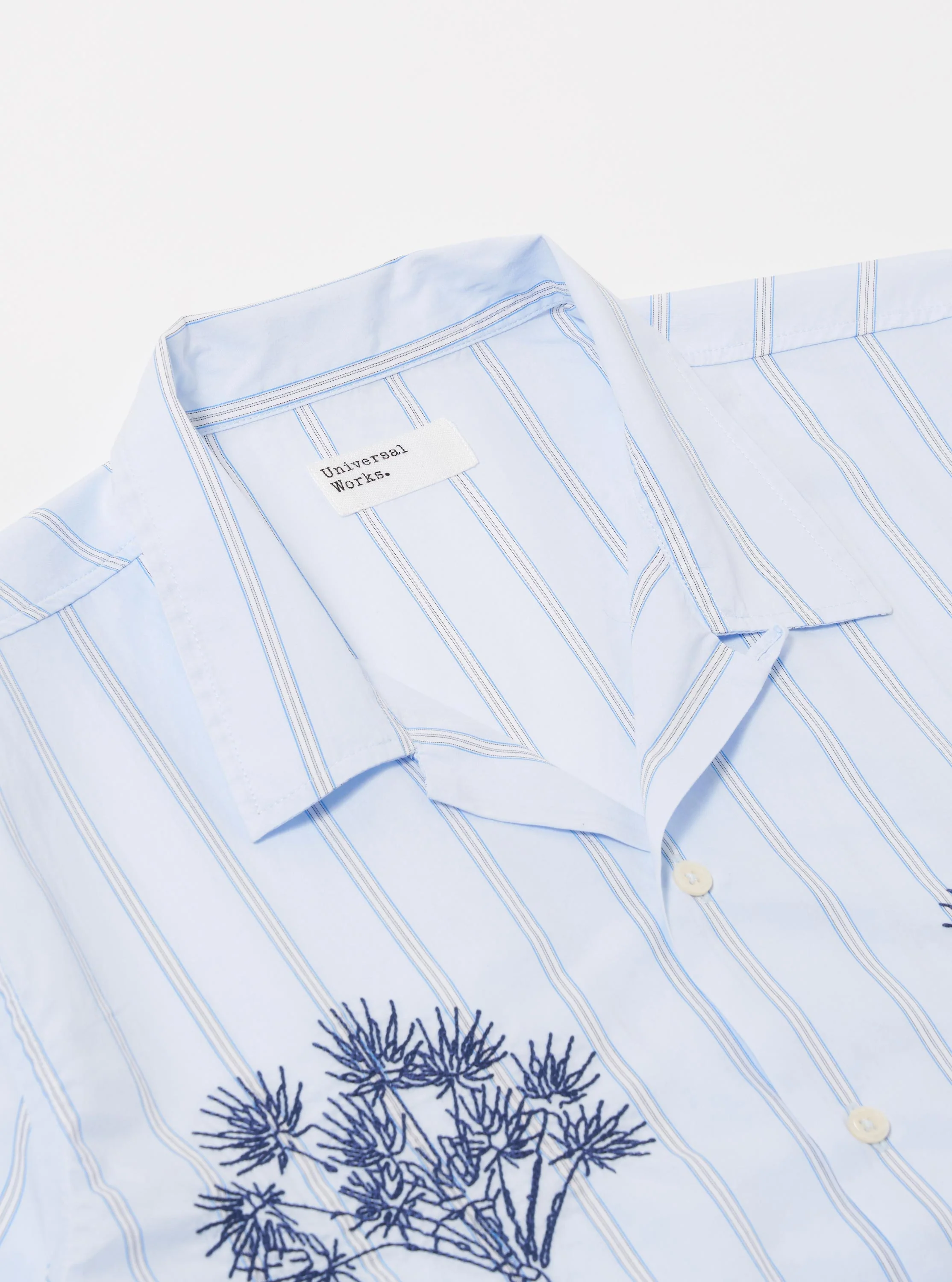 Soft Blue Mc Stripe Road Trip Shirt - Image 6