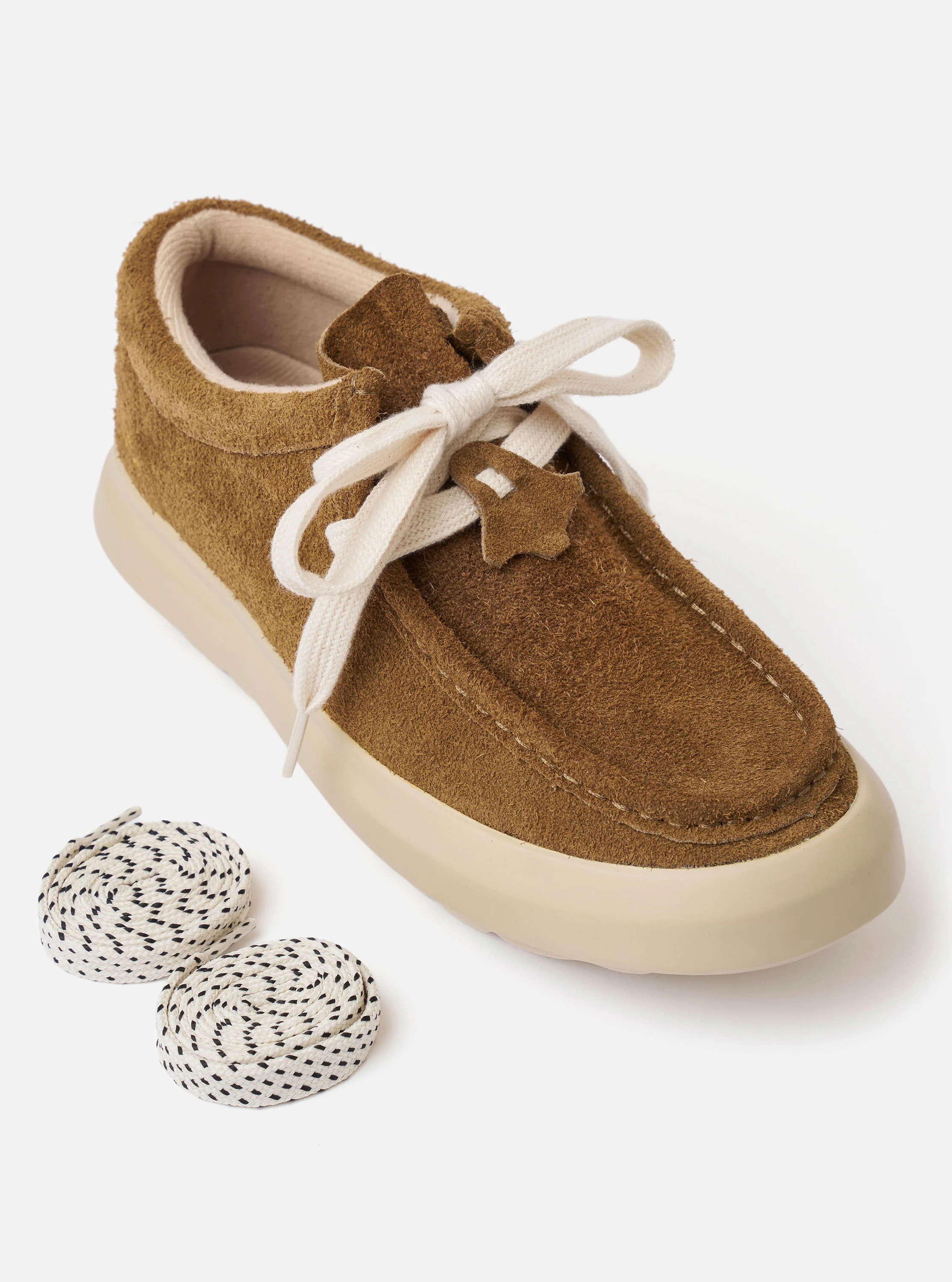Wander etc. FD/08 in Tobacco/Off White Suede/Leather - Image 2