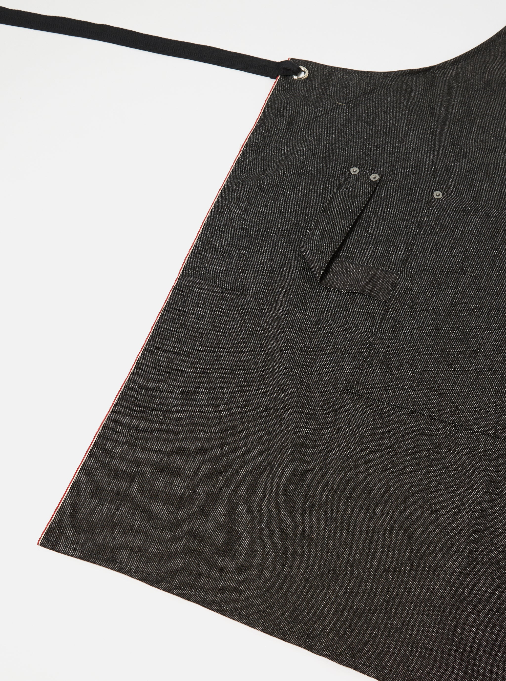 Black Selvedge Denim Apron - Image 2
