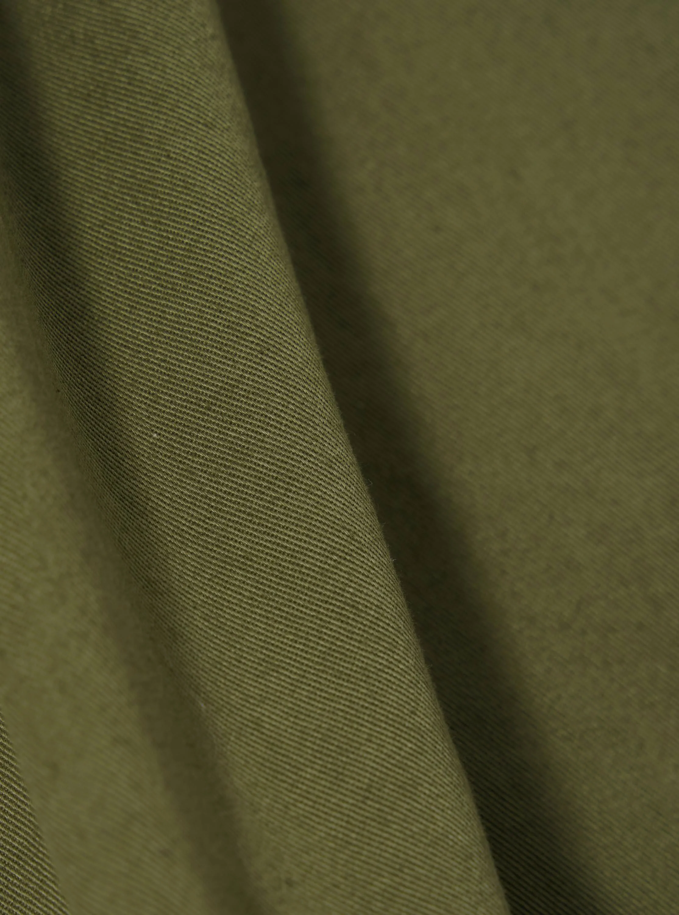 Light Olive Twill Beach Short - Image 2