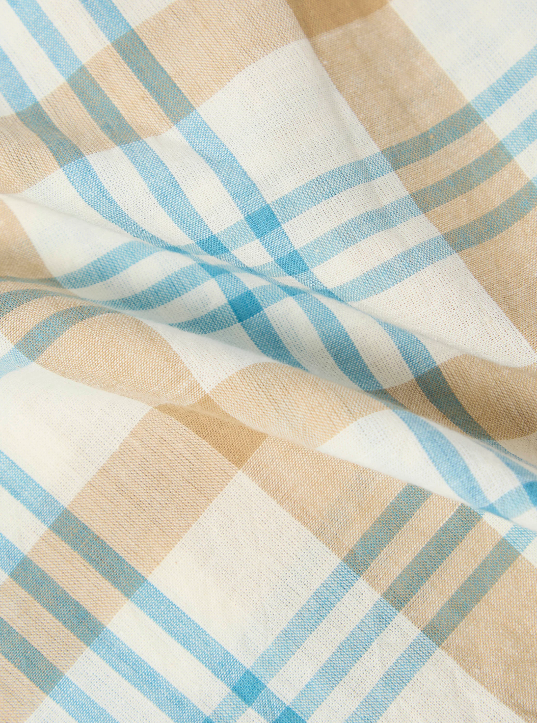 Ecru Madras Check Boxer Short - Image 2