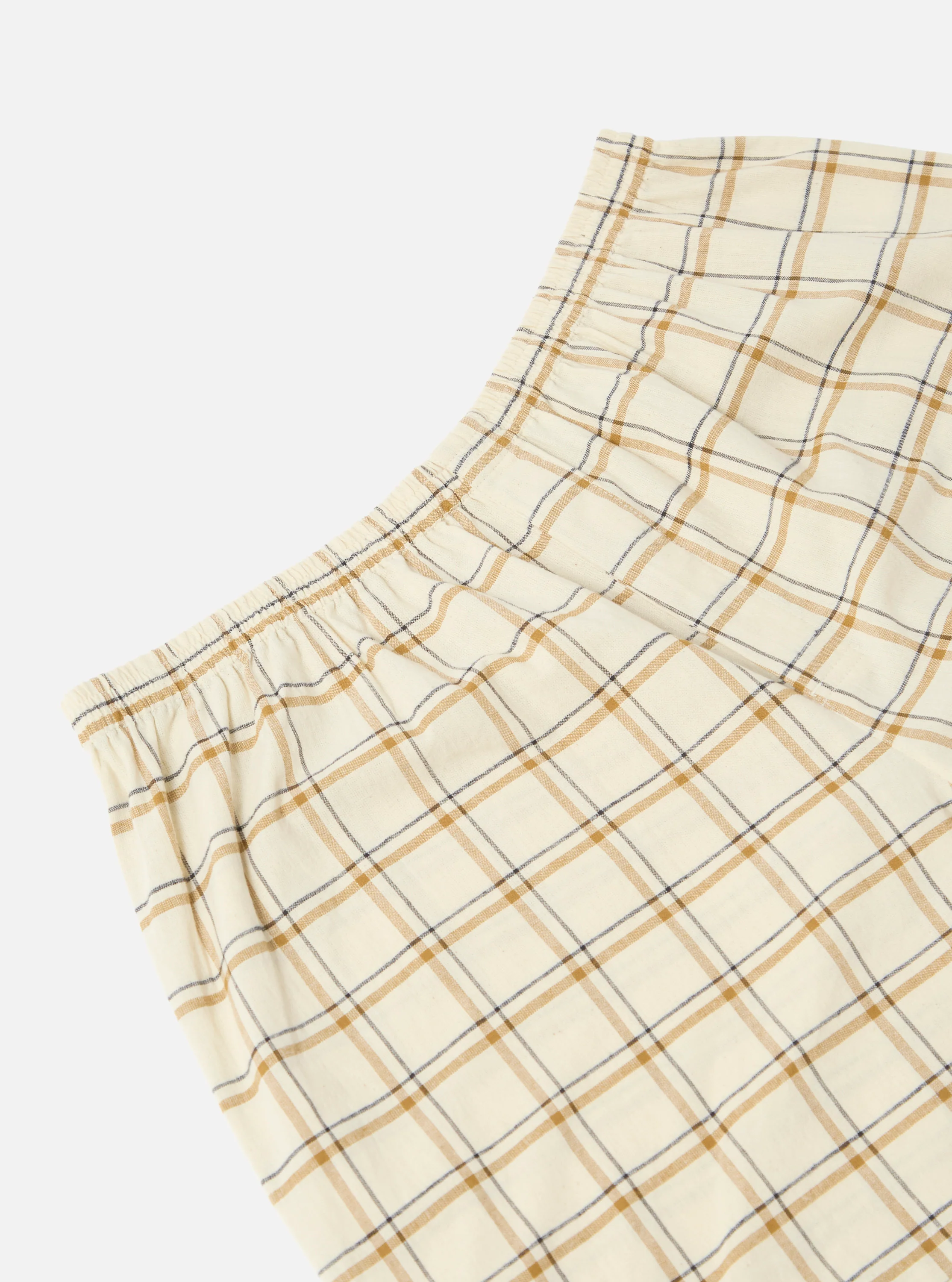 Ecru PJ Plaid Boxer Short - Image 4