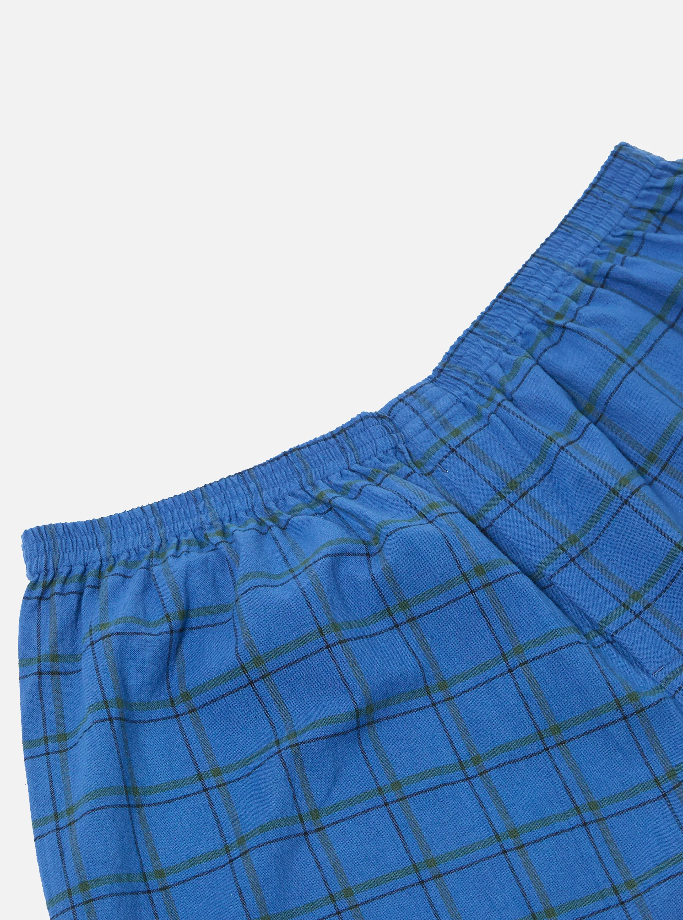 Navy PJ Plaid Boxer Short - Image 4