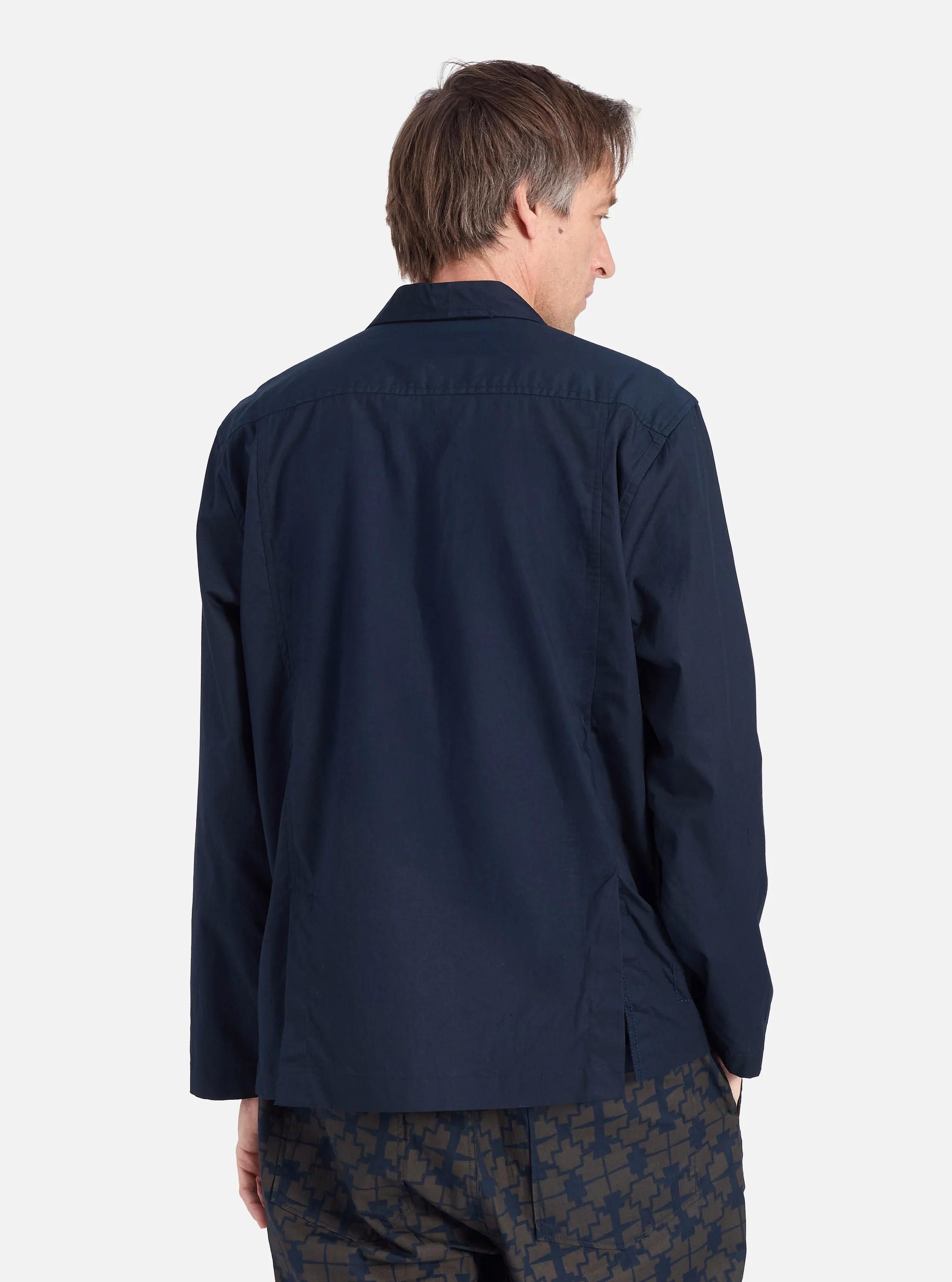 Navy Broadcloth Cancun Jacket - Image 3