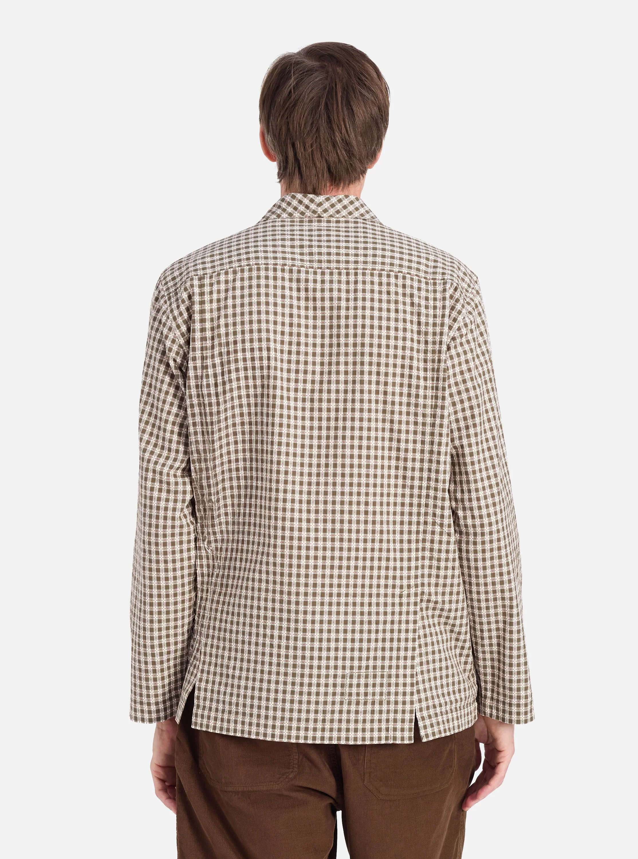 Olive Dobby Check Cancun Jacket - Image 3