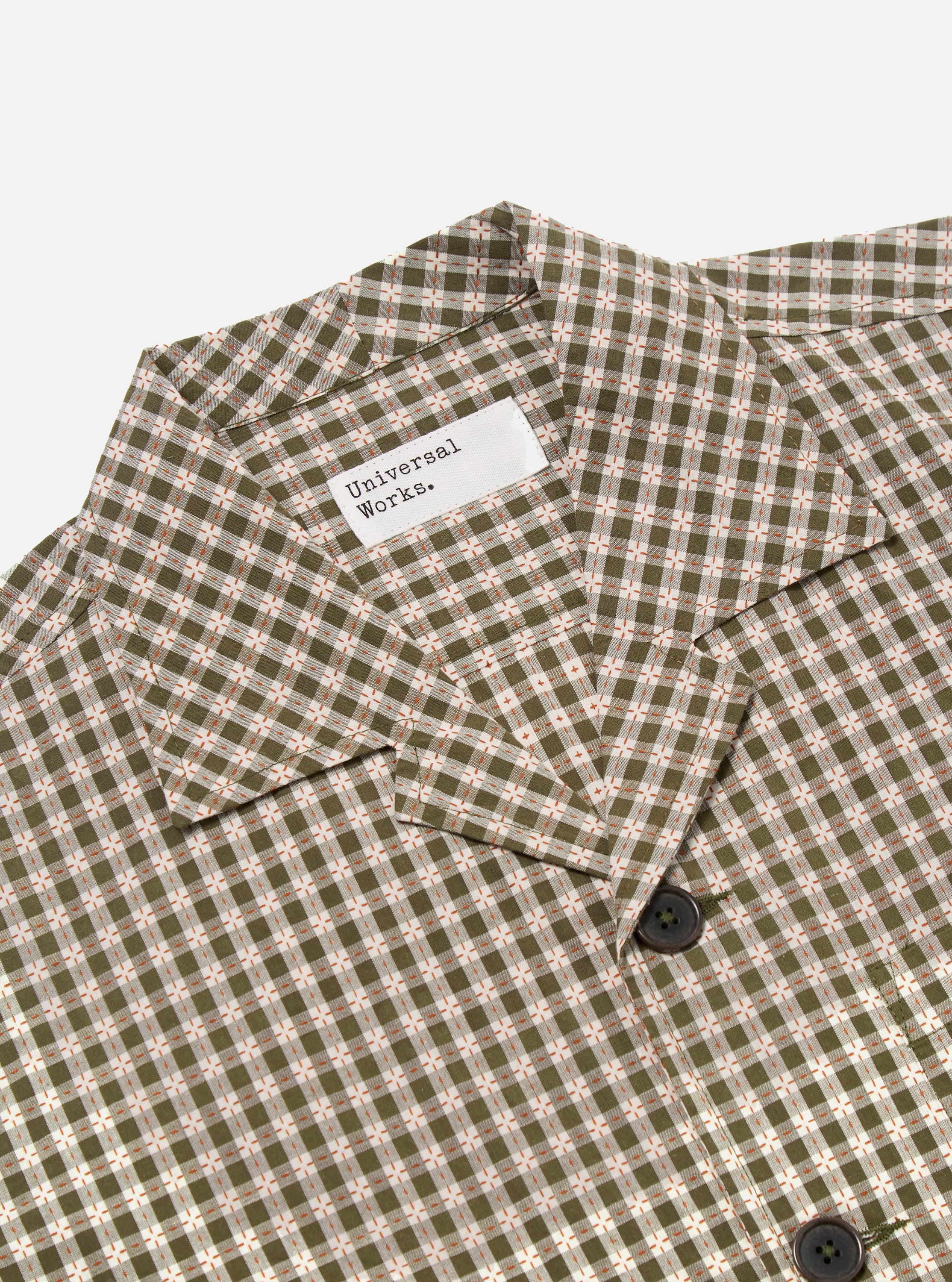 Olive Dobby Check Cancun Jacket - Image 5