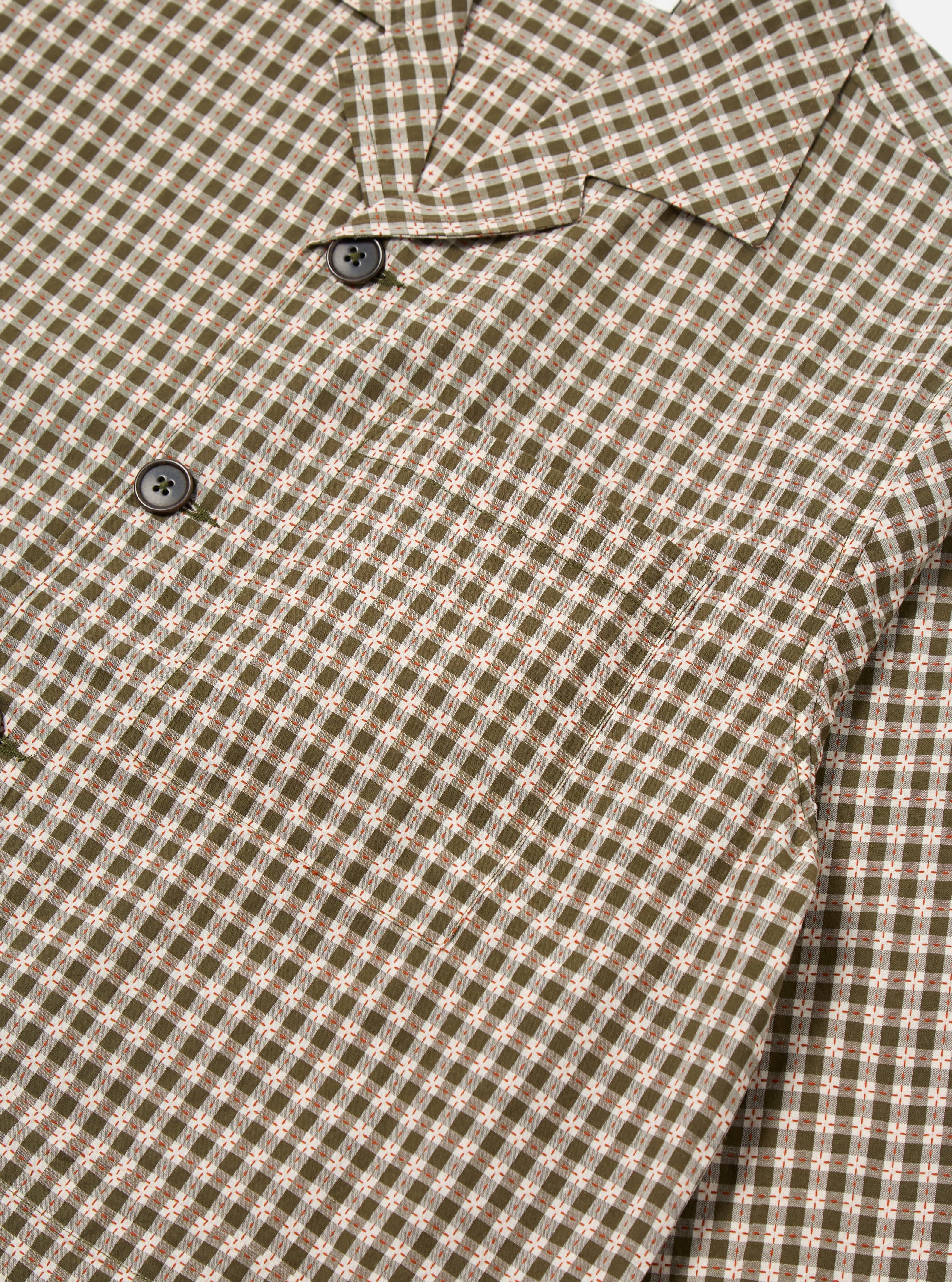 Olive Dobby Check Cancun Jacket - Image 6