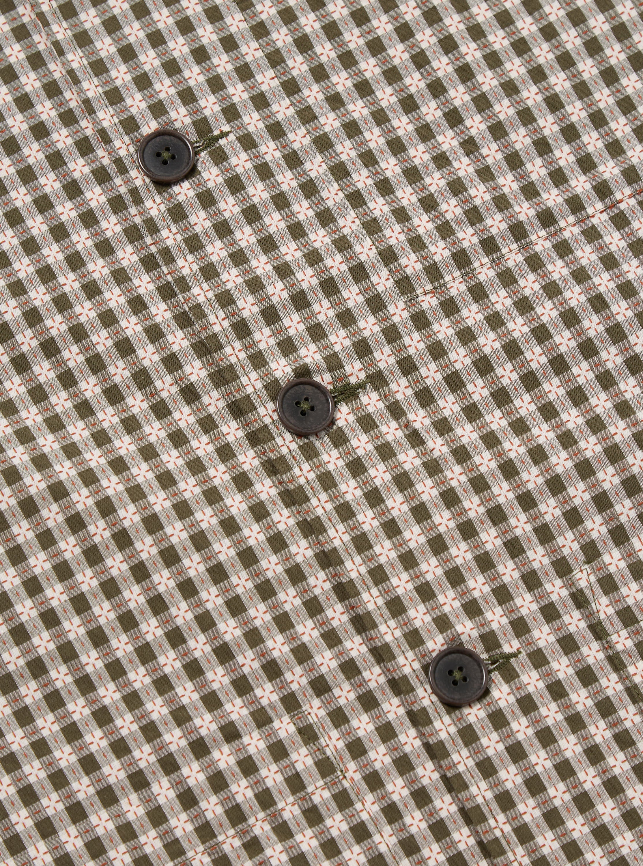 Olive Dobby Check Cancun Jacket - Image 7