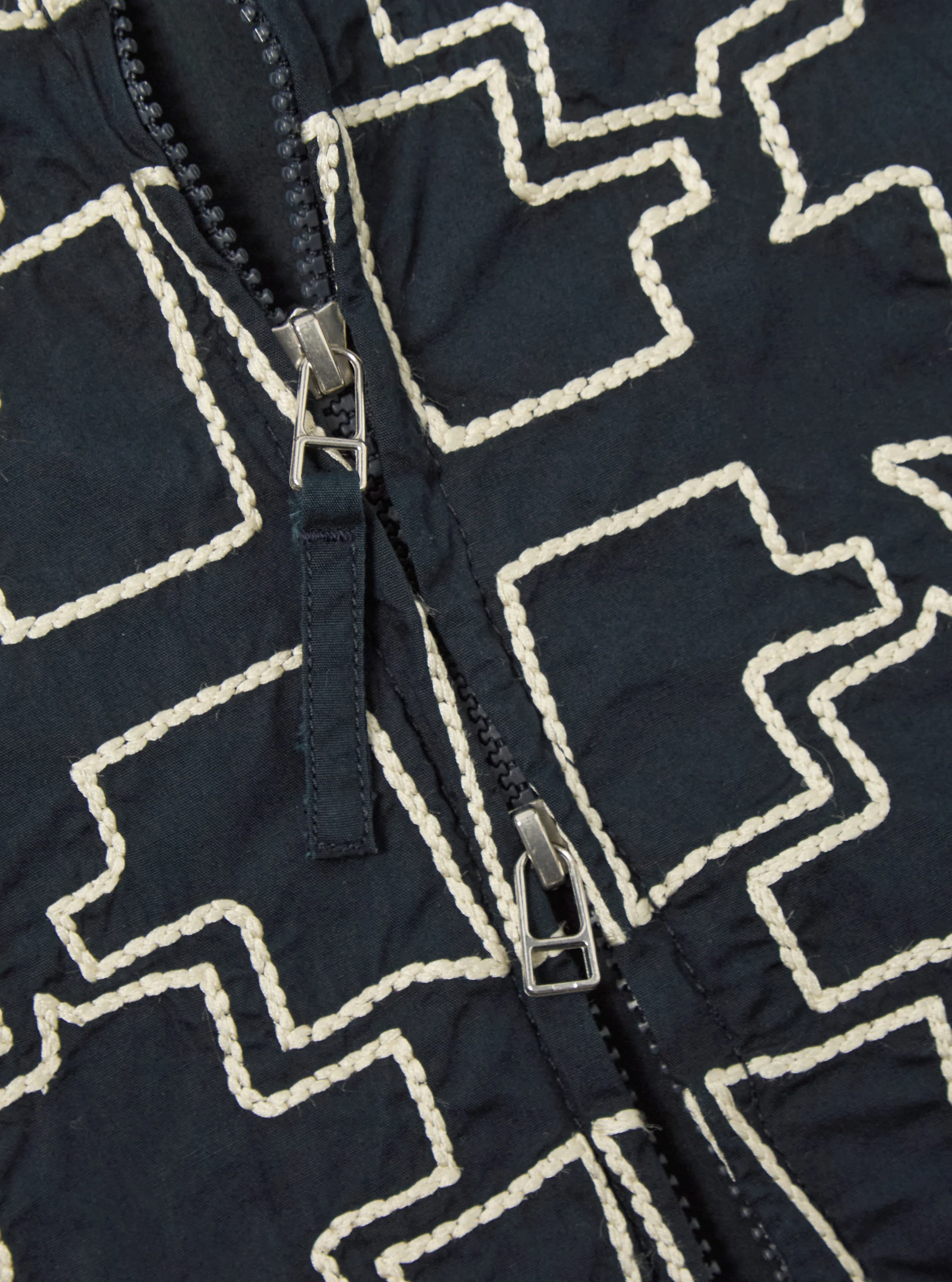 Navy Mitla Broadcloth Club Jacket - Image 6